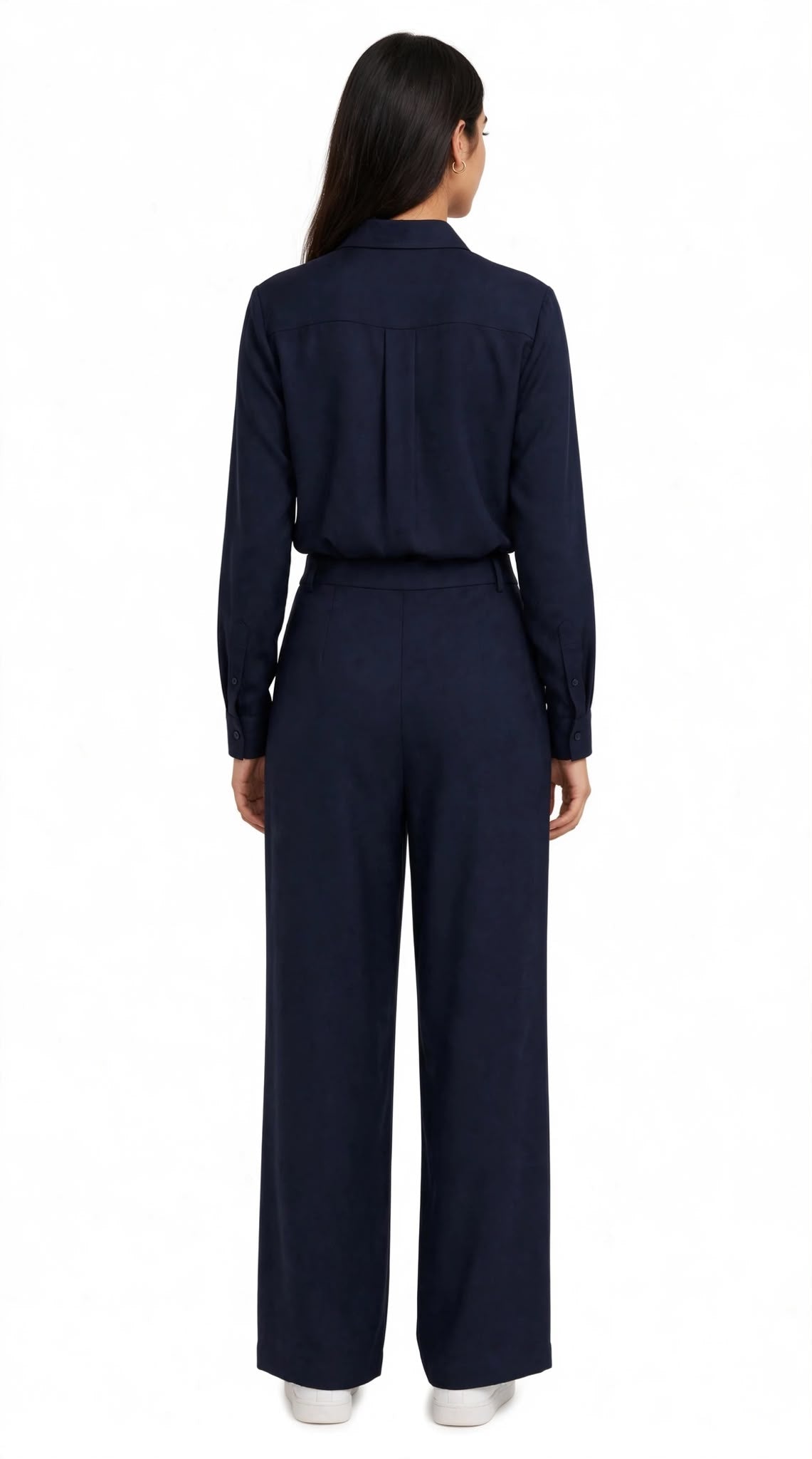 VIENNA 526 - PANTALONE A PALAZZO DONNA BLU