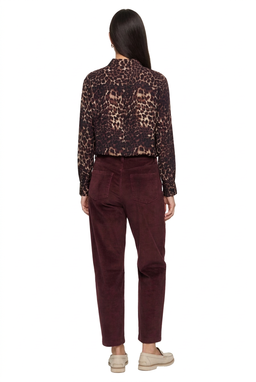 STONE 435 - CAMICIA STAMPA ANIMALIER LEOPARDATA