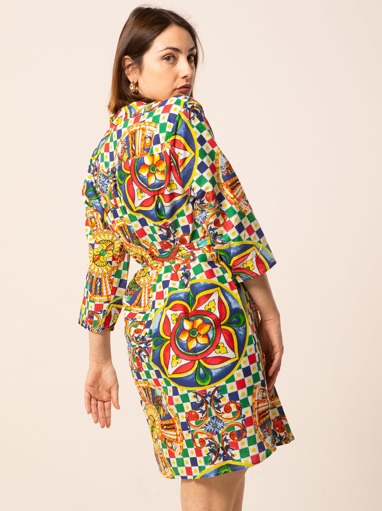 Abito Mix - blu fantasia mix