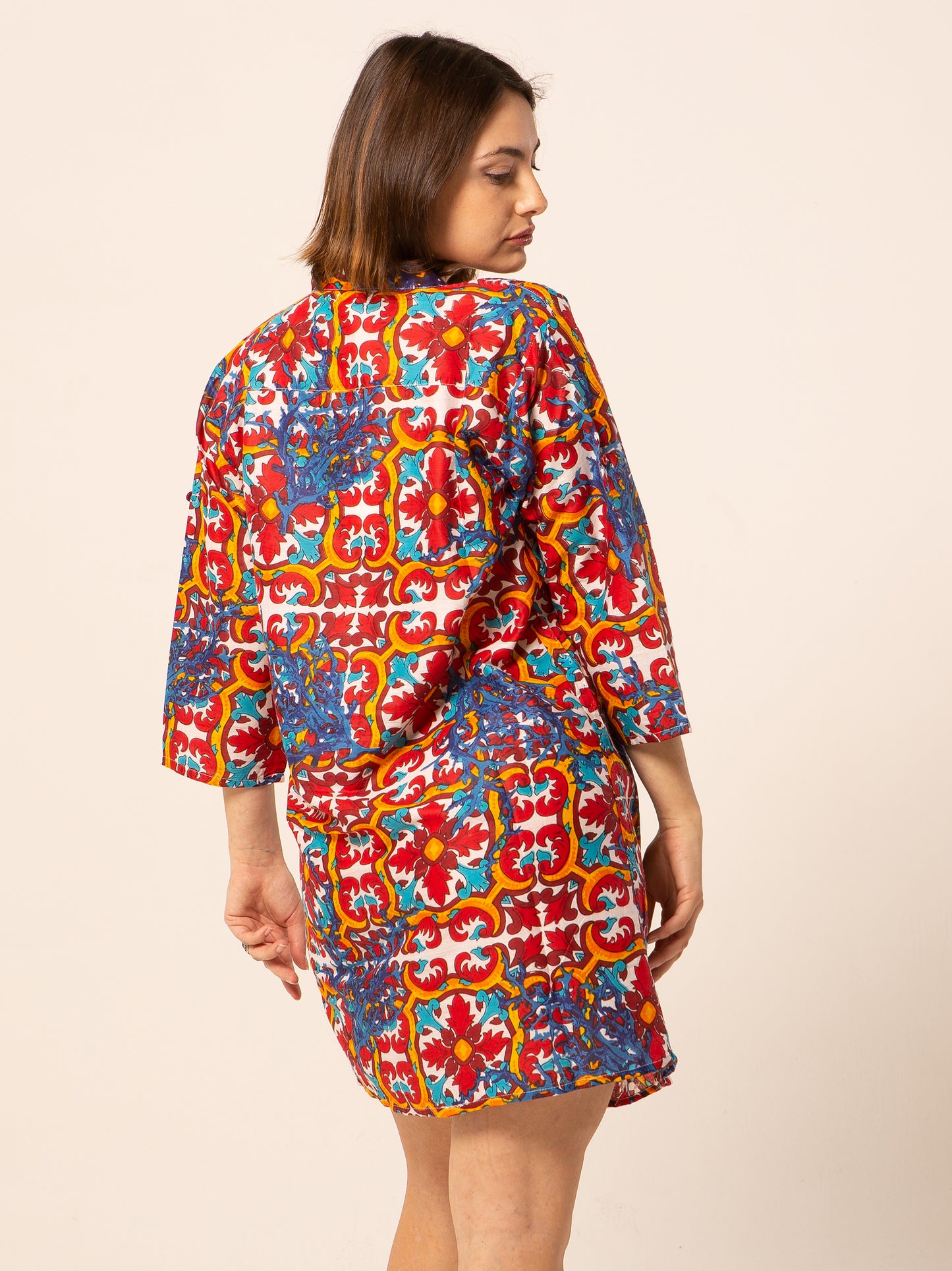 Caftan Dress - Agrigento - blue