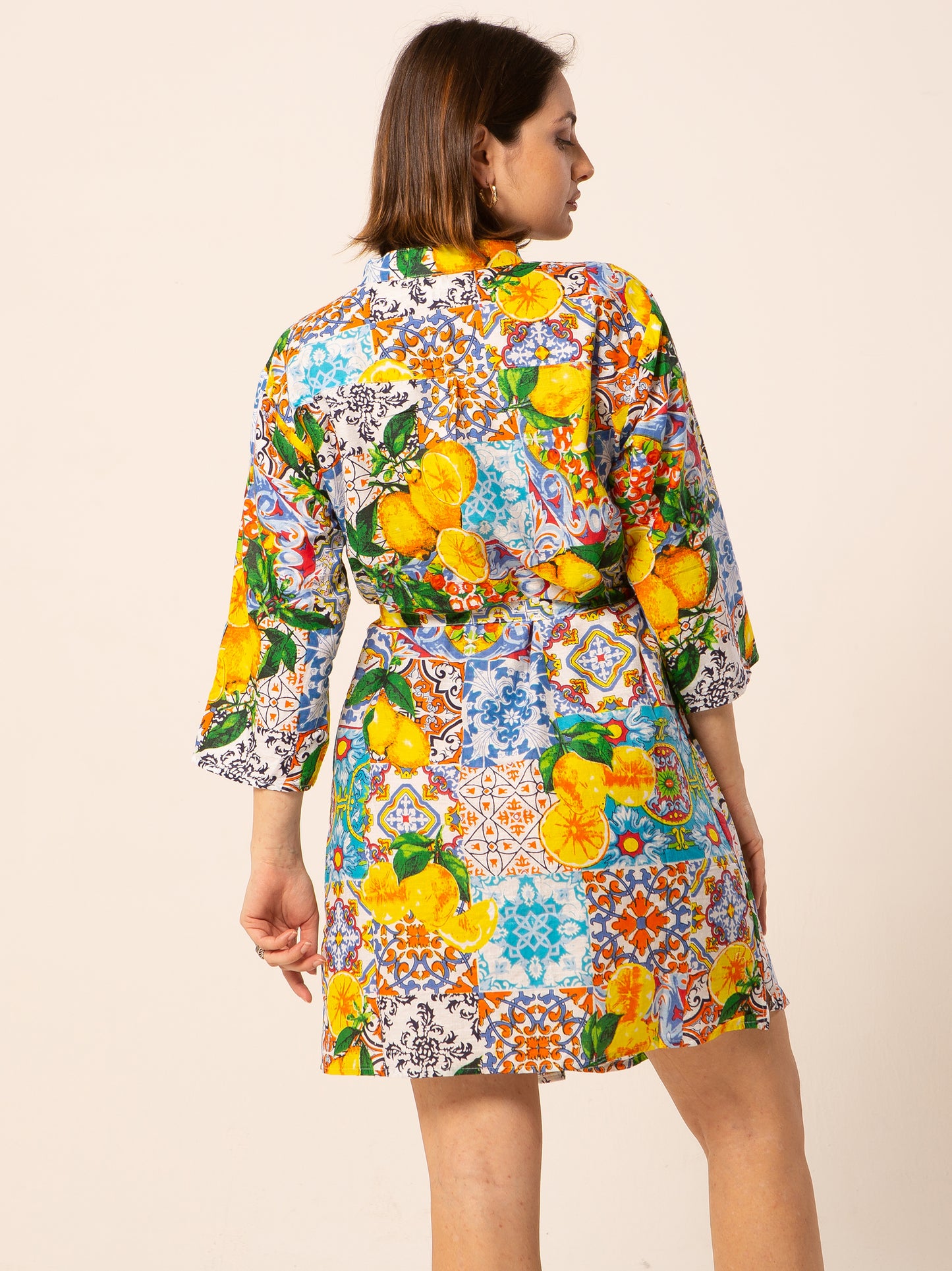 Caftan Dress - Agrigento - blue