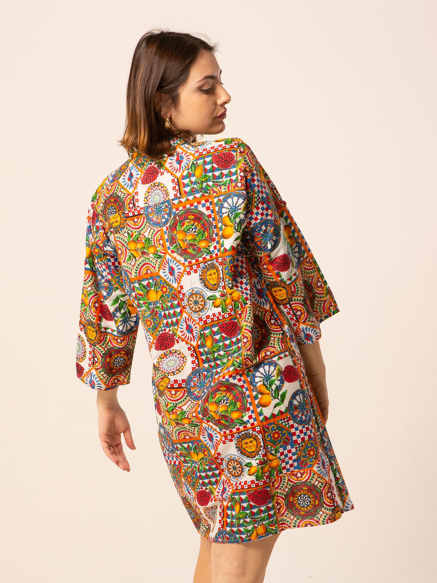 Abito Mix - rosso fantasia mix