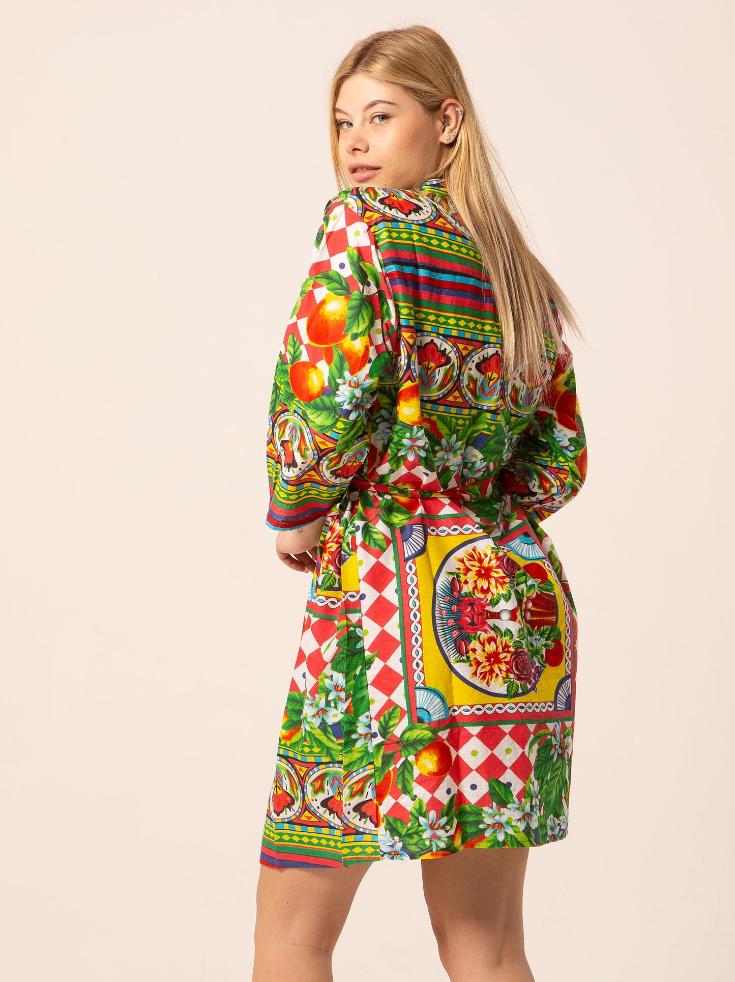 Caftan Dress - Agrigento - blue