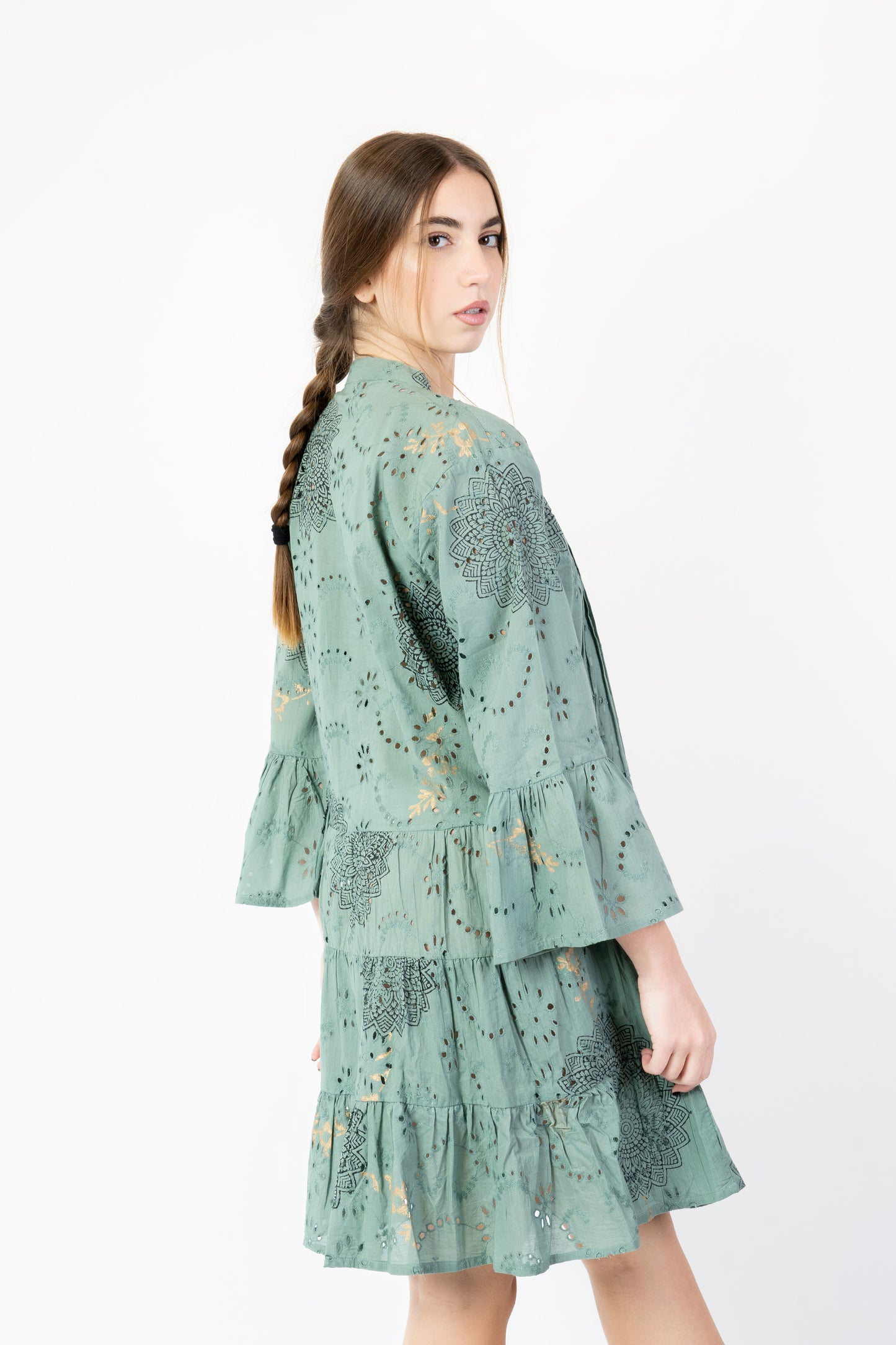 Aitana - Abito fantasia verde