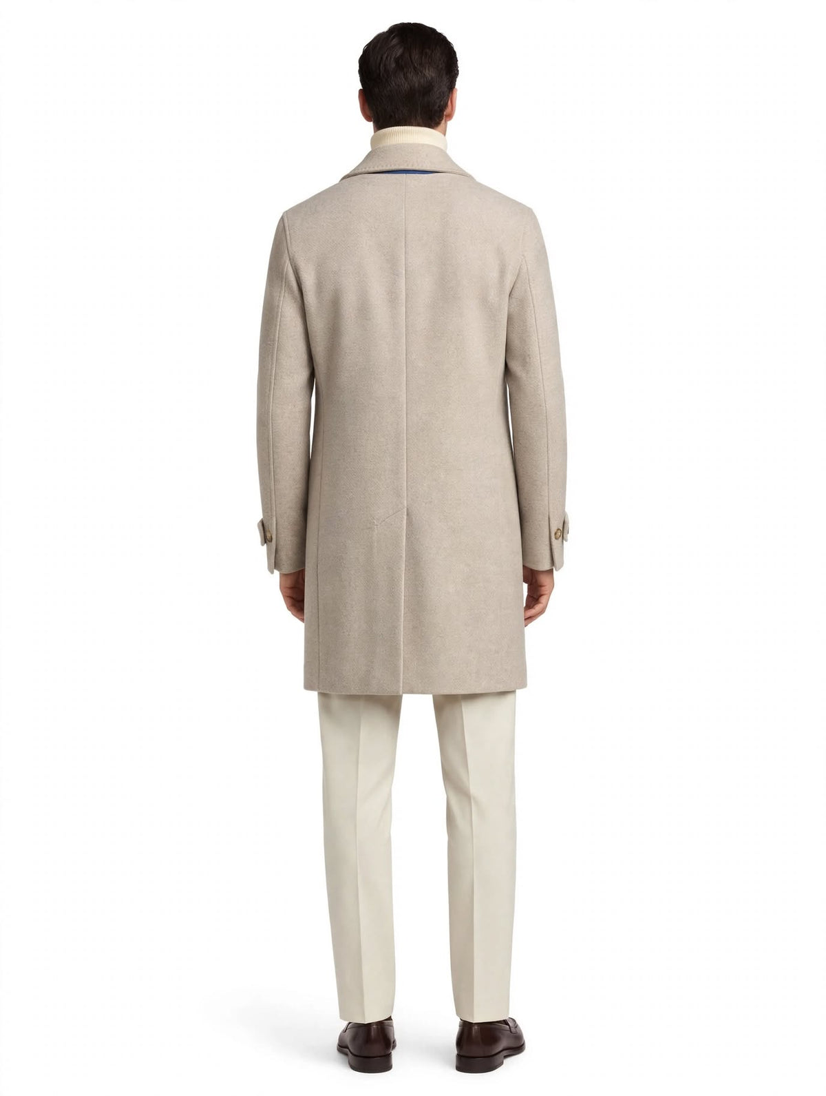 BENANTI - CAPPOTTO DOPPIO PETTO BEIGE