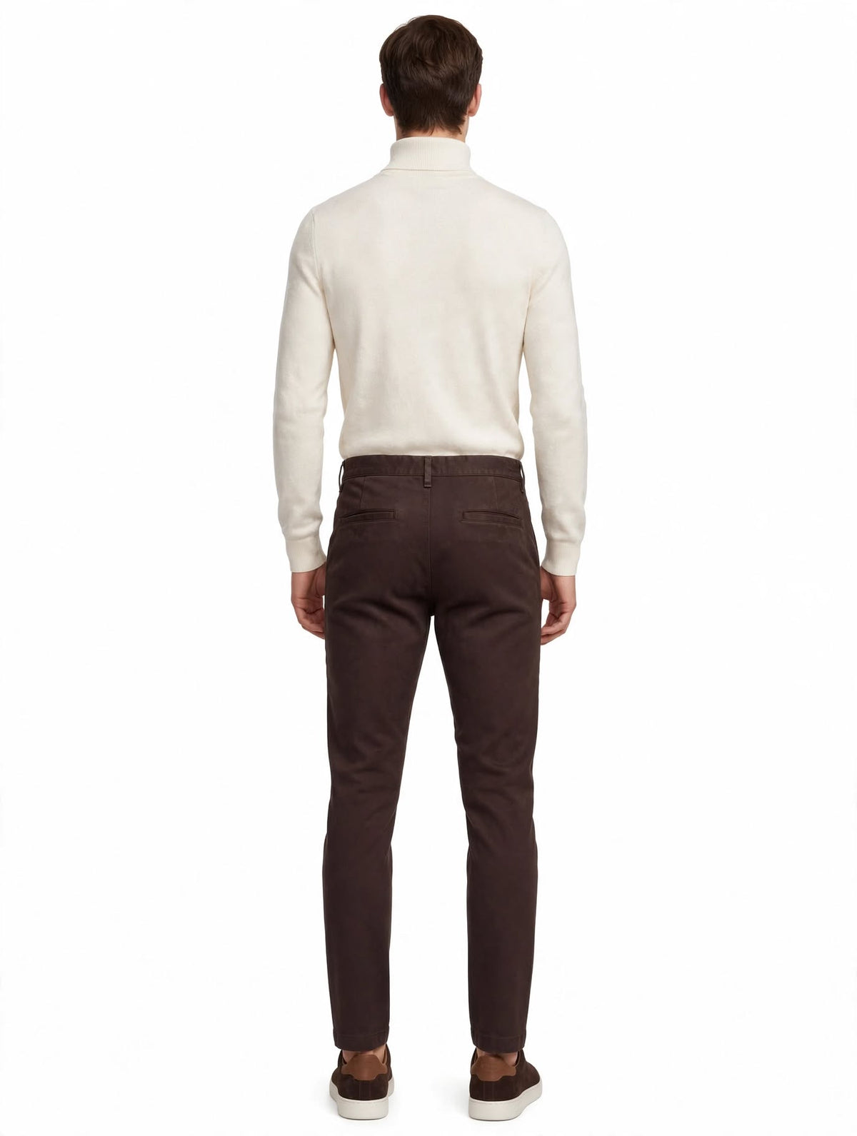 BIRILLO - PANTALONE ARMATURATO MORO