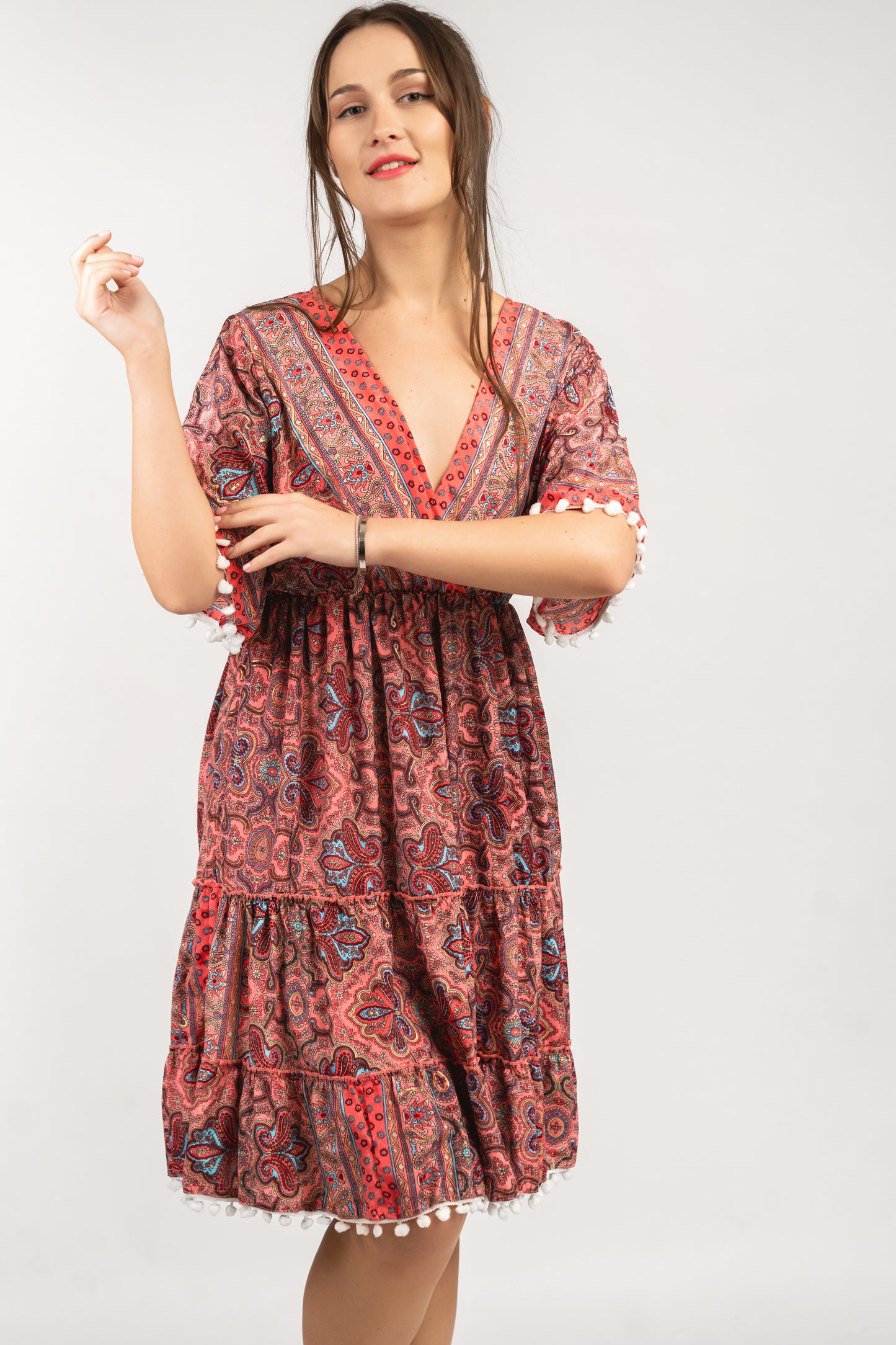 Caftan Dress - Agrigento - blue