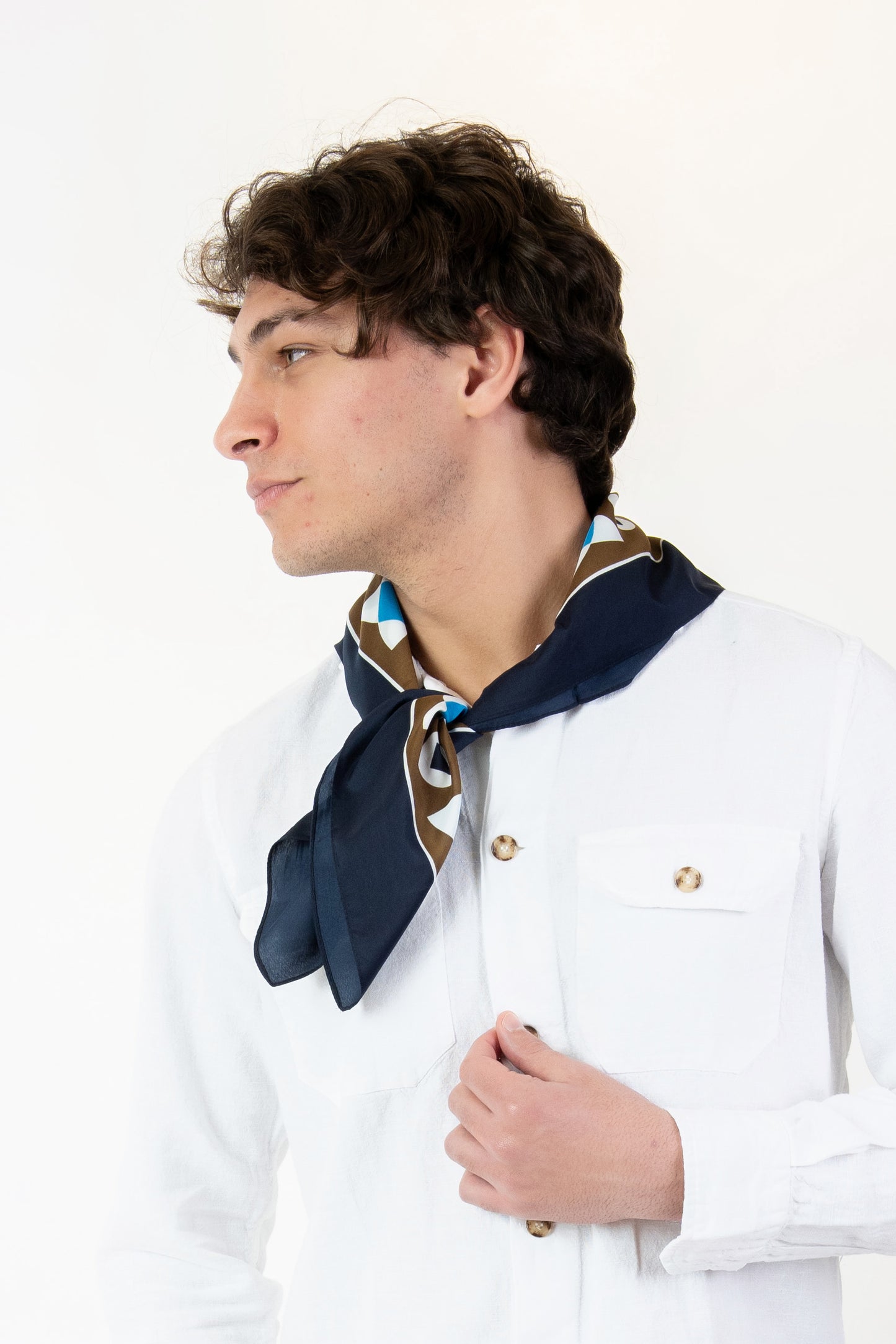 Foulard-Fantasia beige