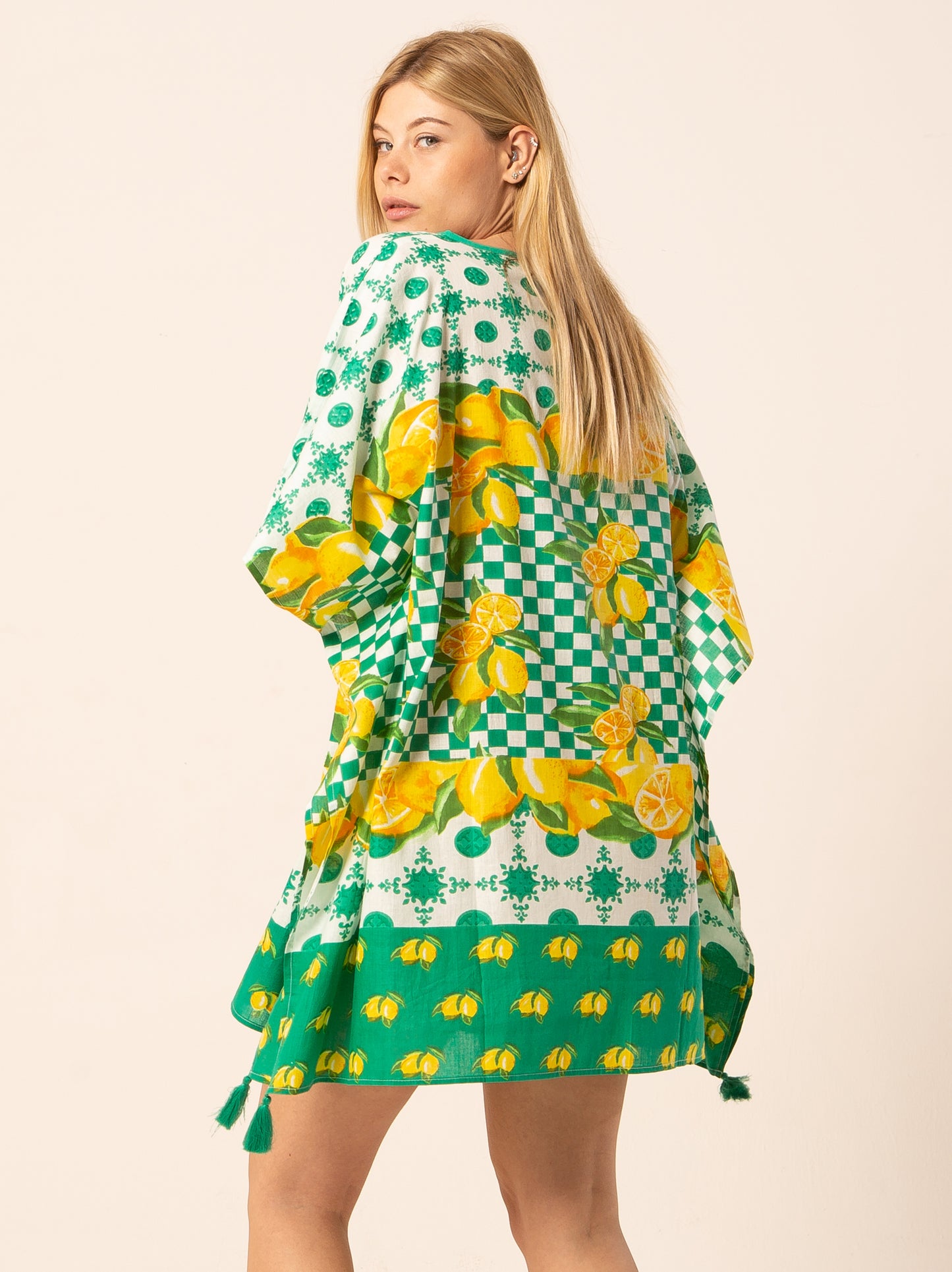 Caftan Dress - Agrigento - blue