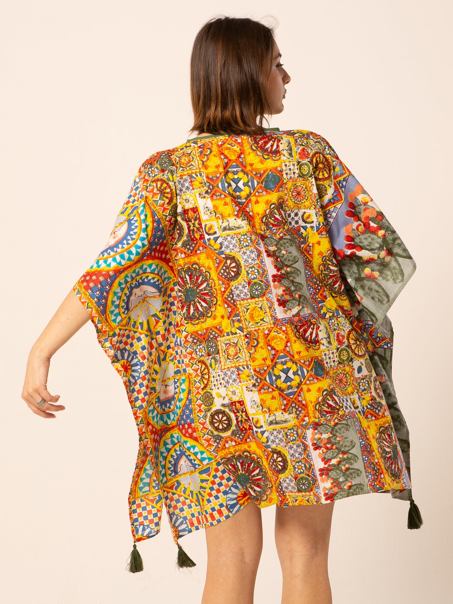 Poncho - multicolor fantasia Sicilia