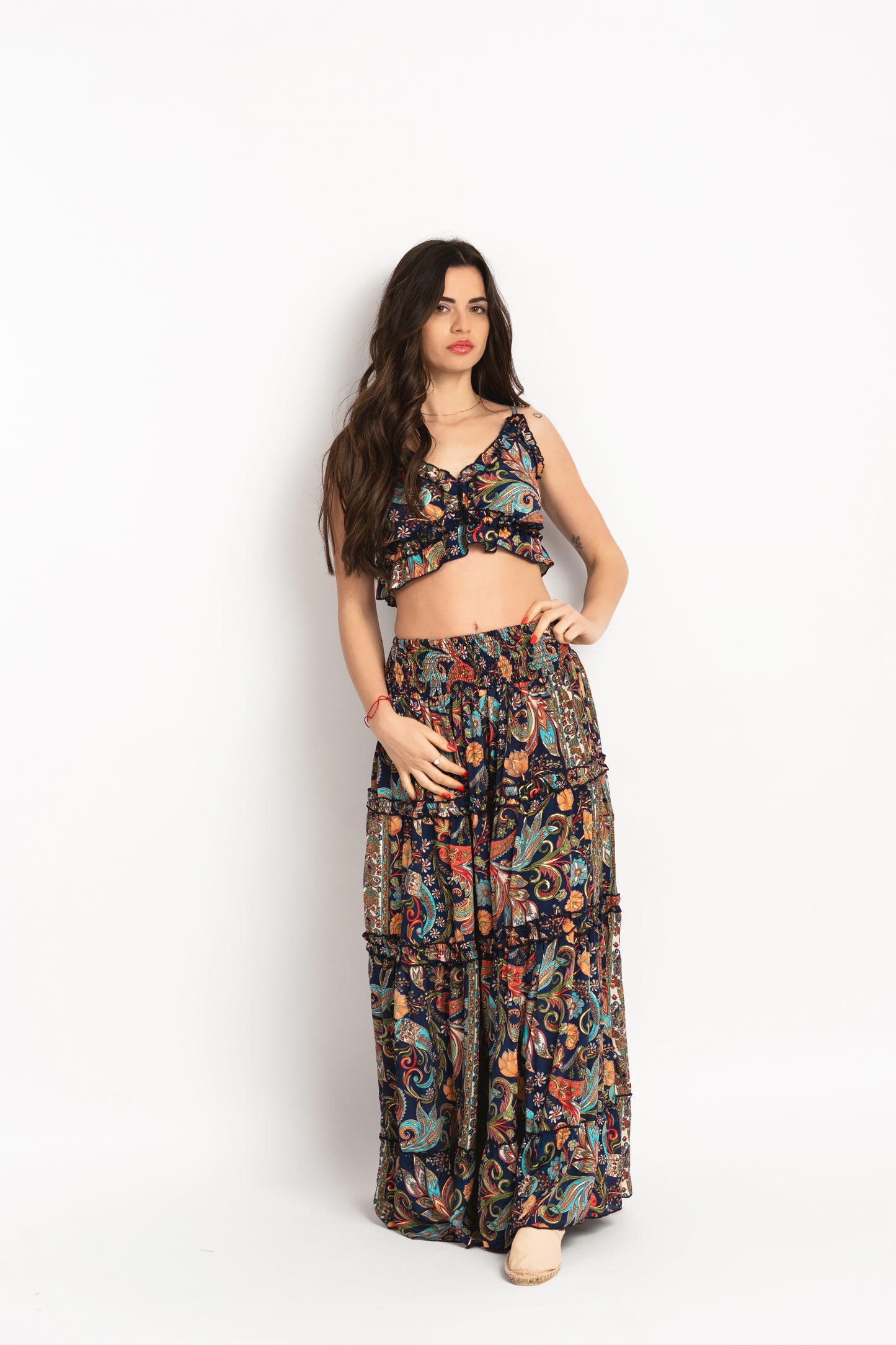 Caftan Dress - Agrigento - blue