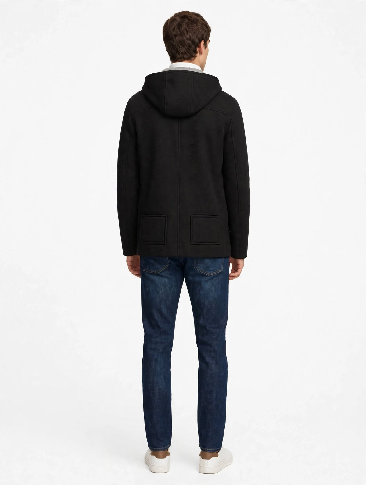 ROBION - CAPPOTTO CON CAPPUCCIO NERO