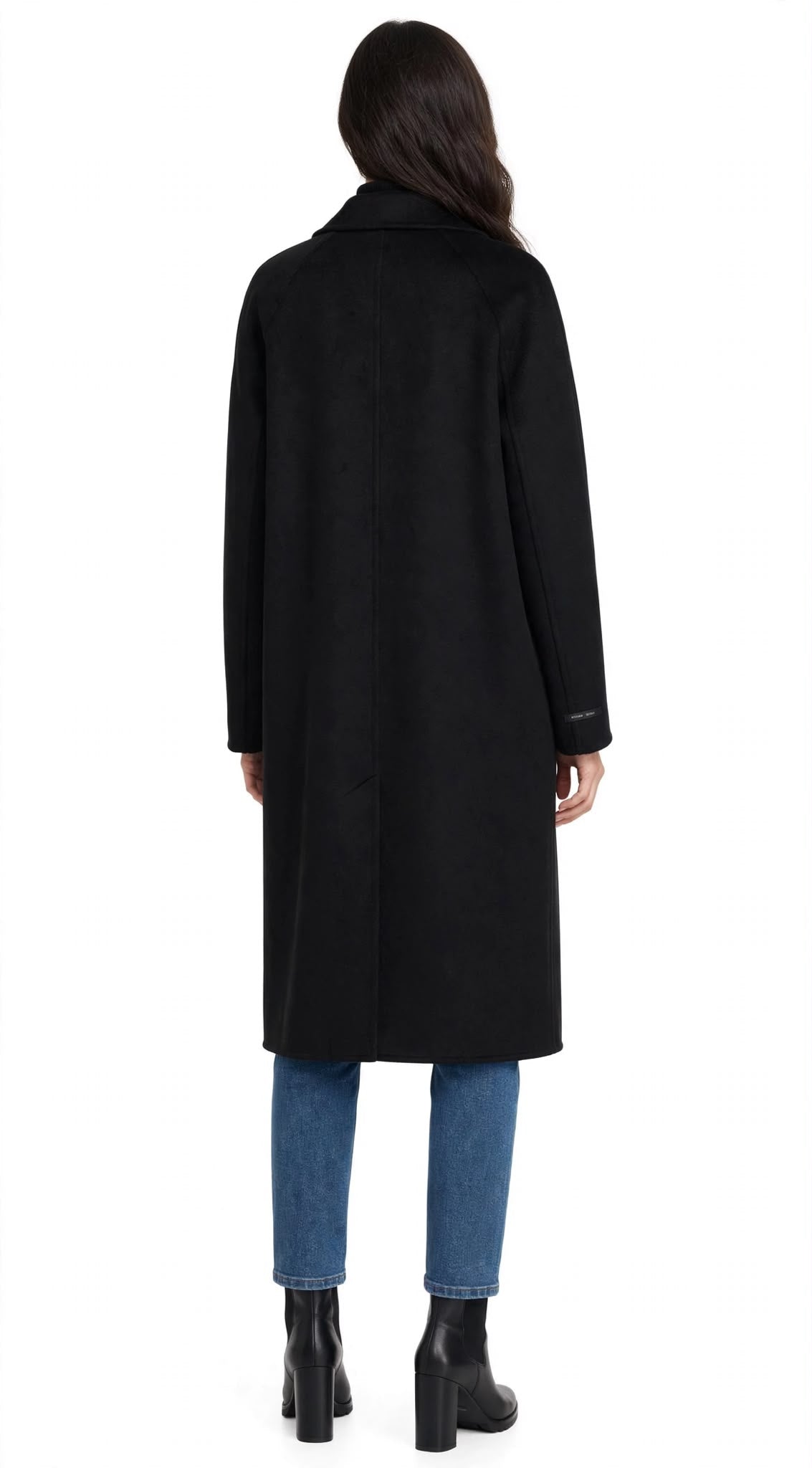 MICOL - CAPPOTTO DOPPIO PETTO NERO