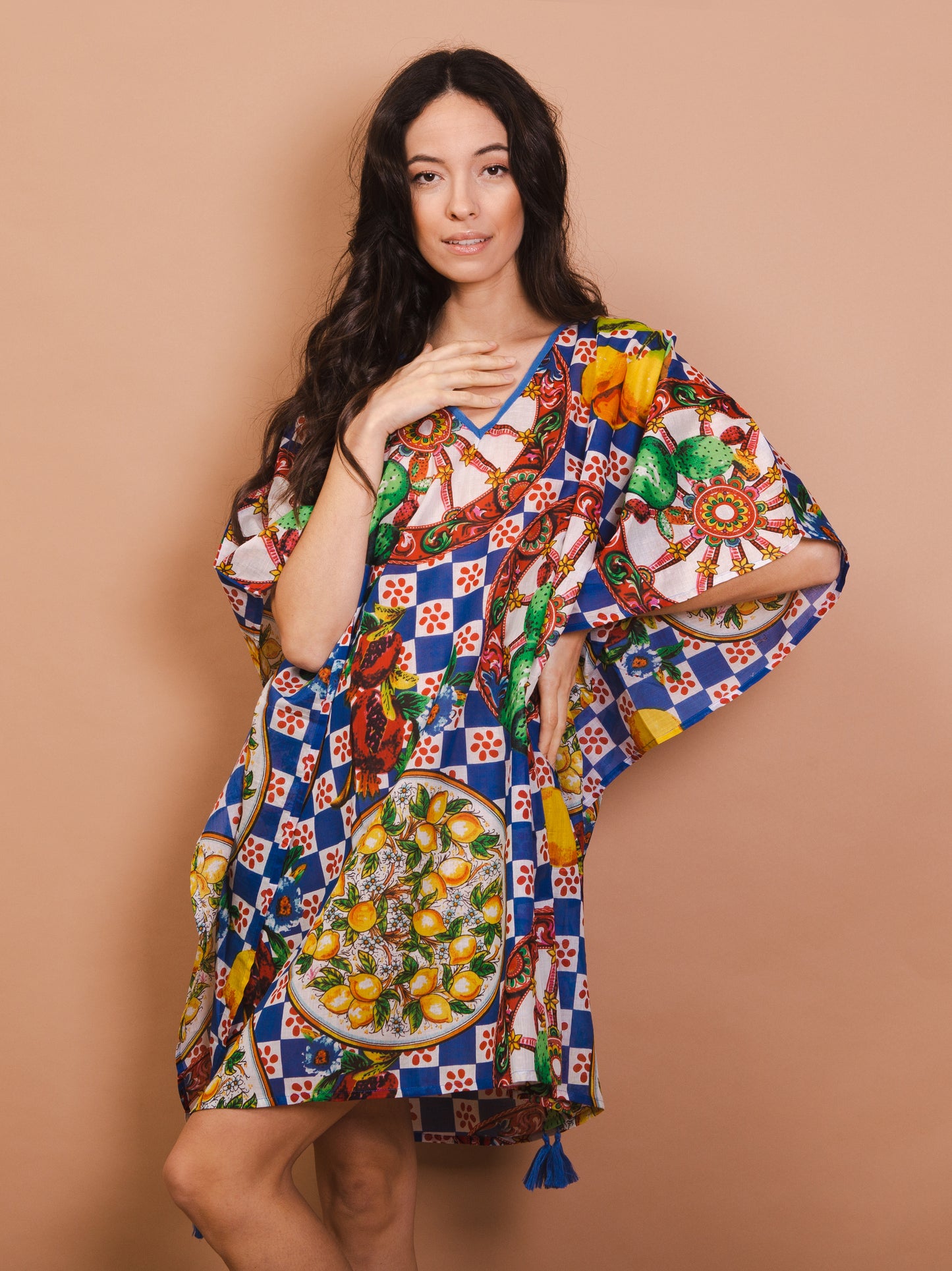 Abito Caftano - Agrigento - blue