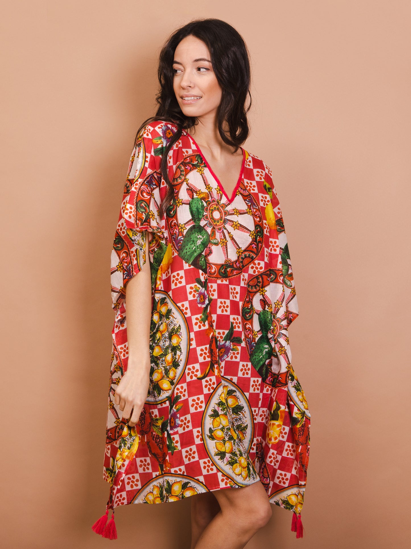 Abito Caftano - Agrigento - rosa