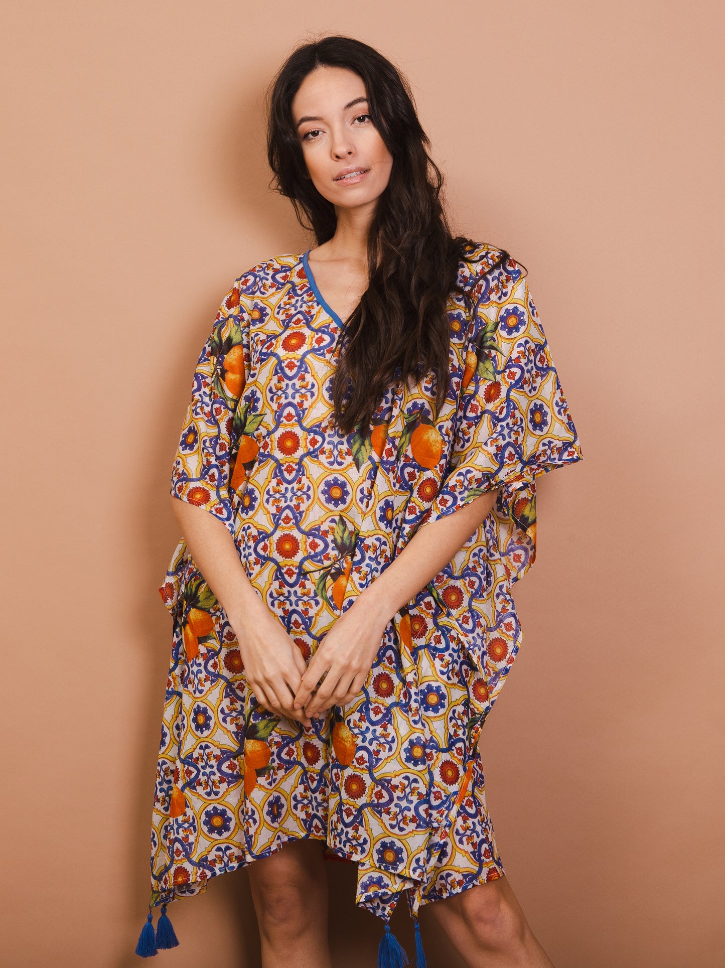 Abito Caftano - Scala - blue