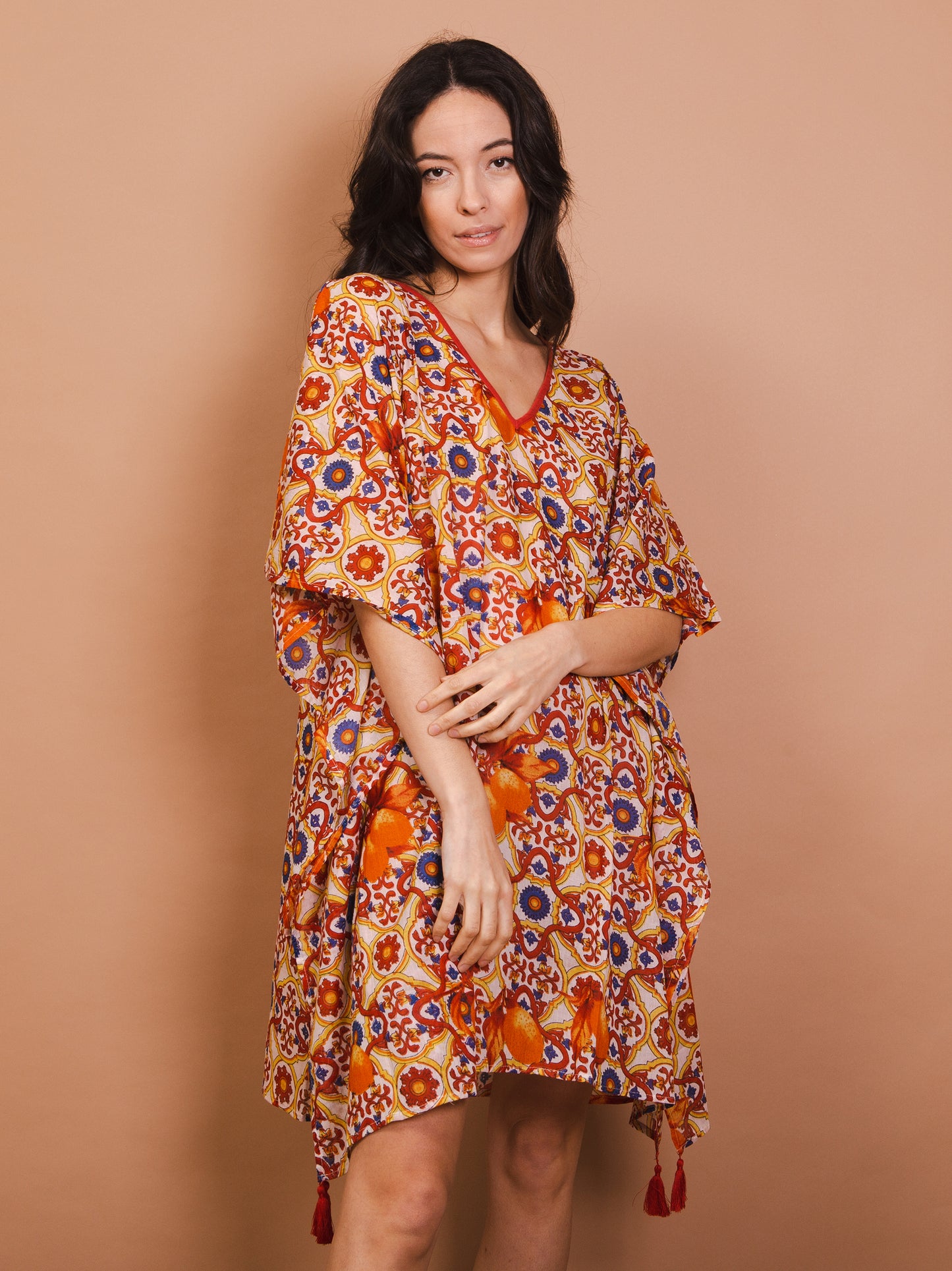 Abito Caftano - Scala - rosso