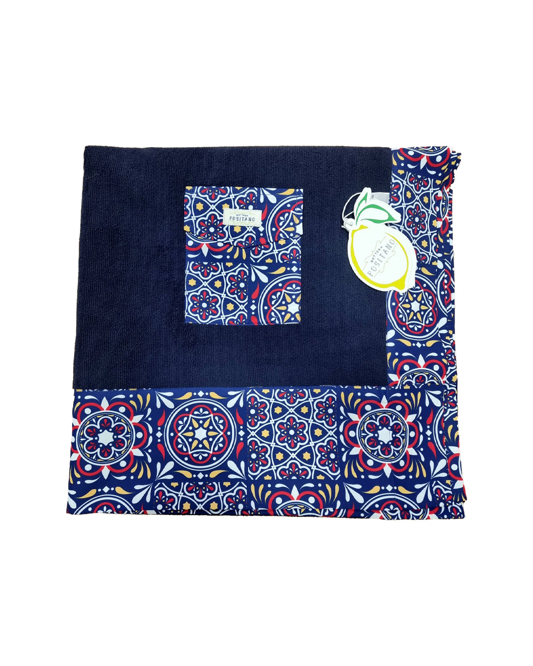 Vietri - Telo mare fantasia Vietri navy