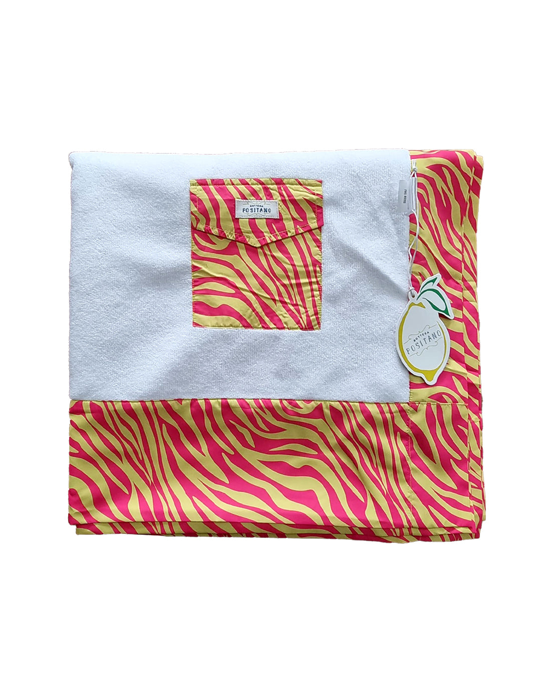 Zebra - Telo mare fantasia zebra giallo