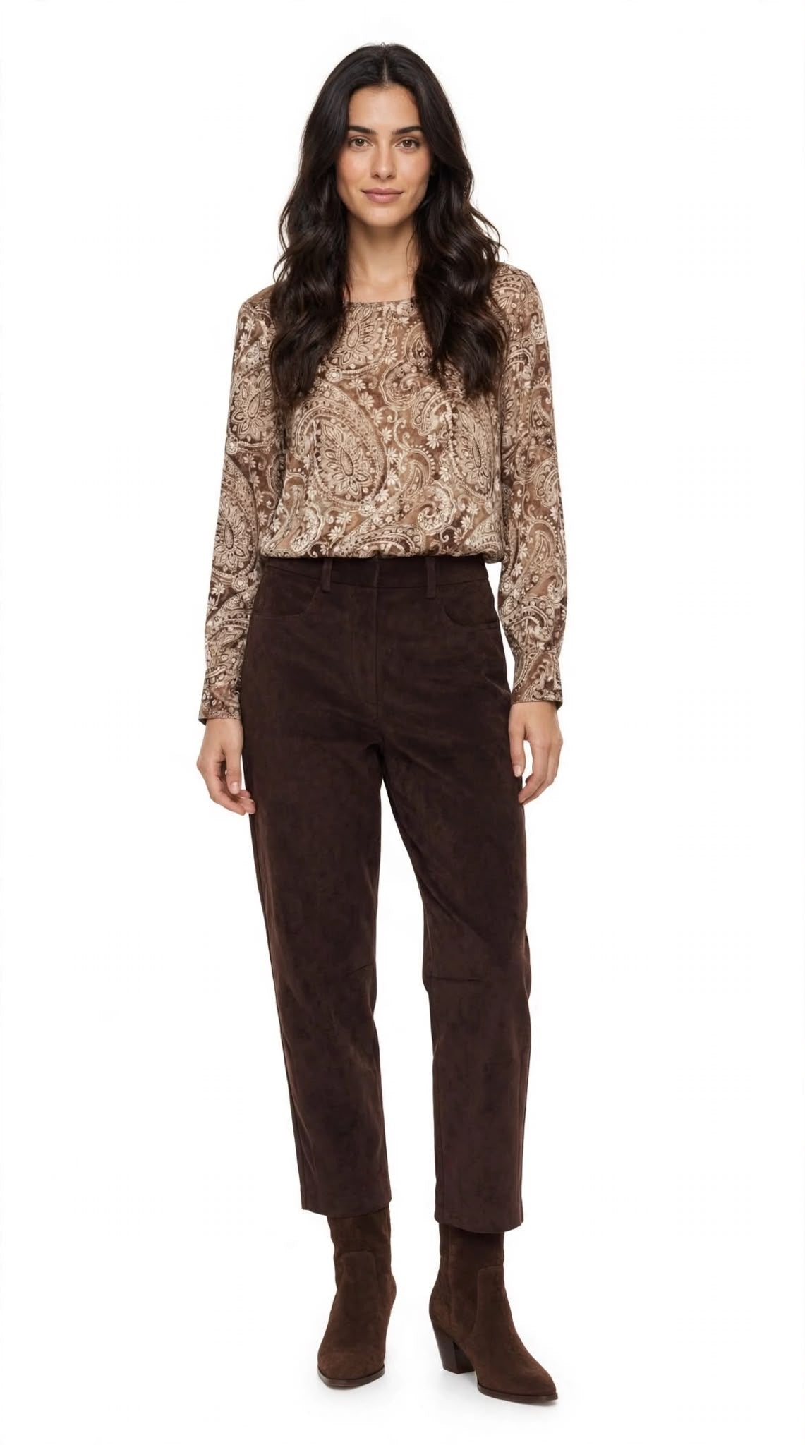 ROOK - CAMICIA FANTASIA MORO