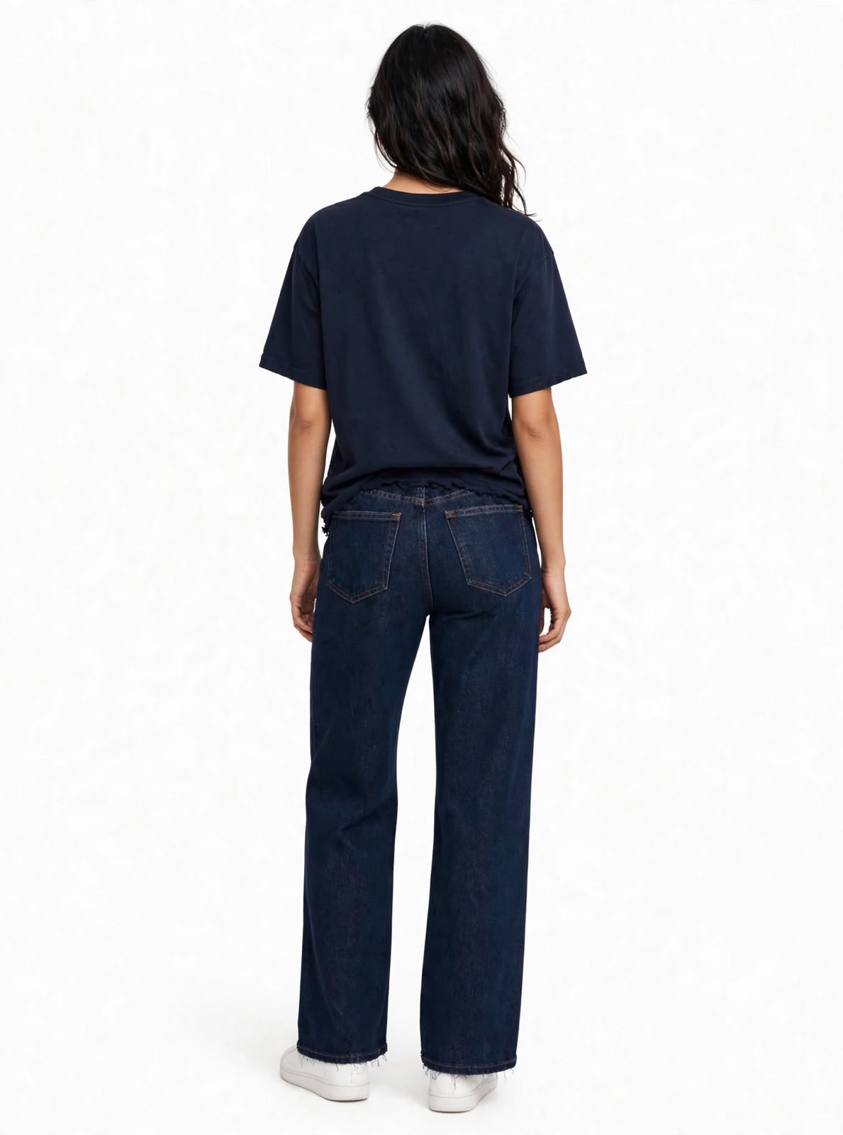 MIXED  - T-SHIRT CON STAMPA E BORCHIE BLU