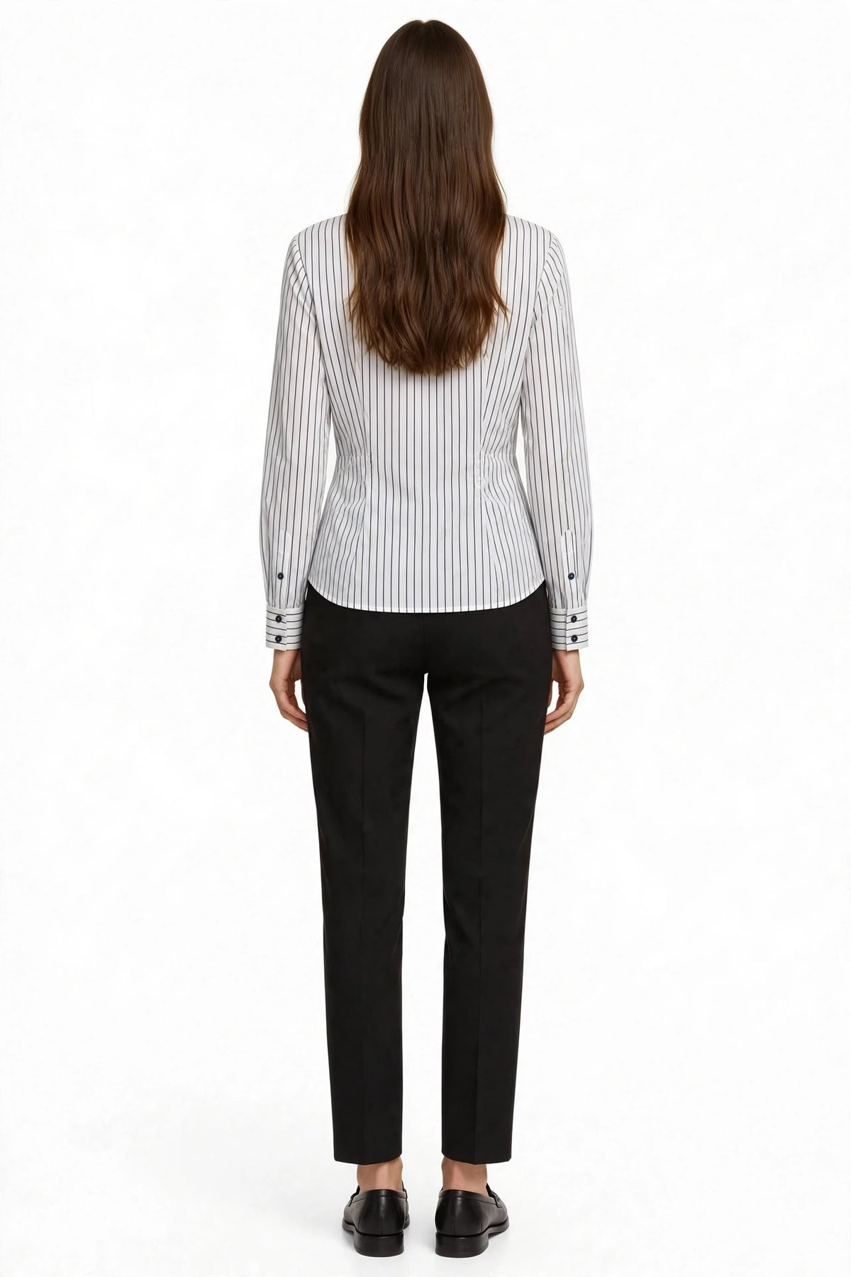 SILVER 426 - CAMICIA MANICA LUNGA CON FIOCCO LAVALLIèRE