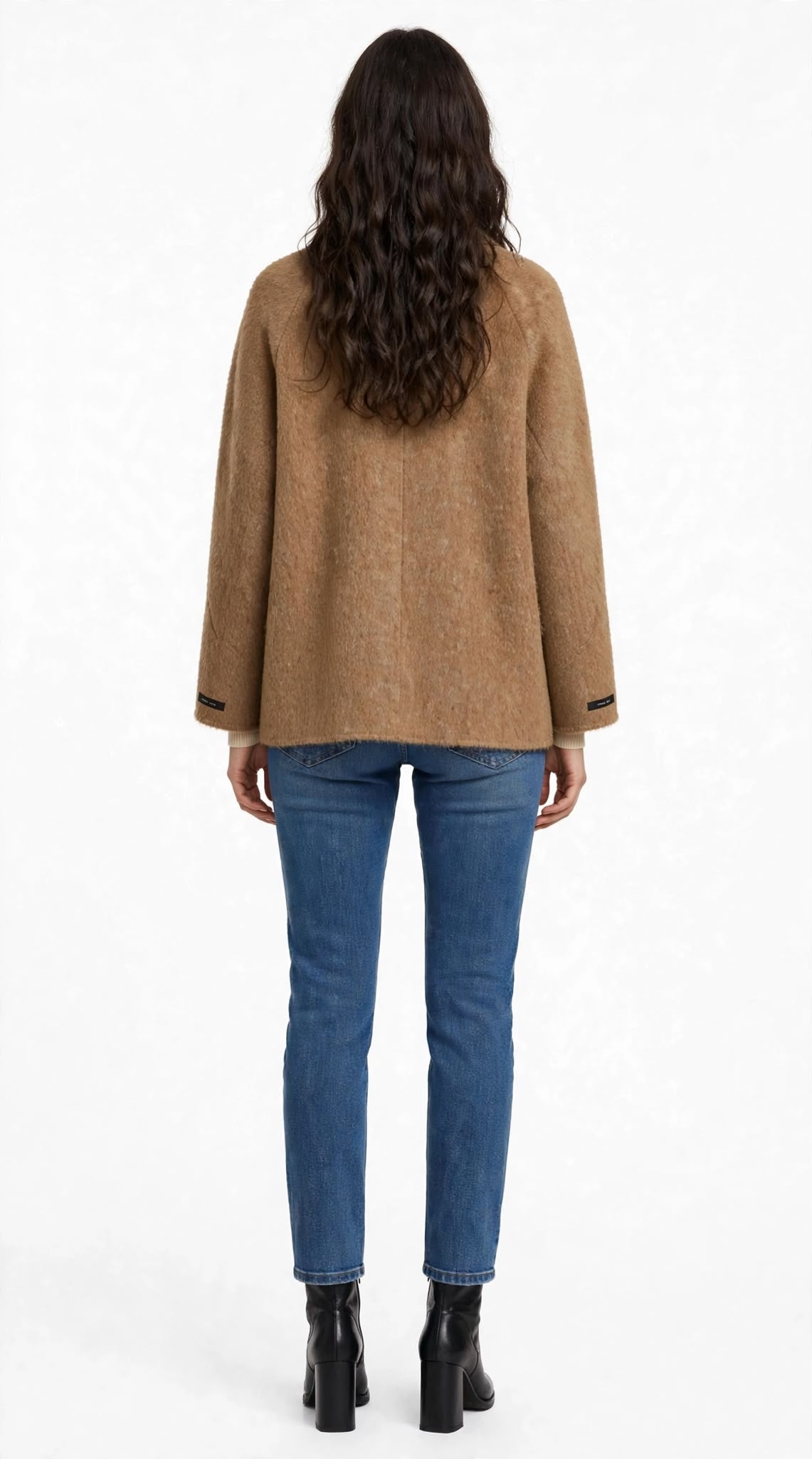 AVIS - CAPPOTTO DOPPIO PETTO CORTO TABACCO