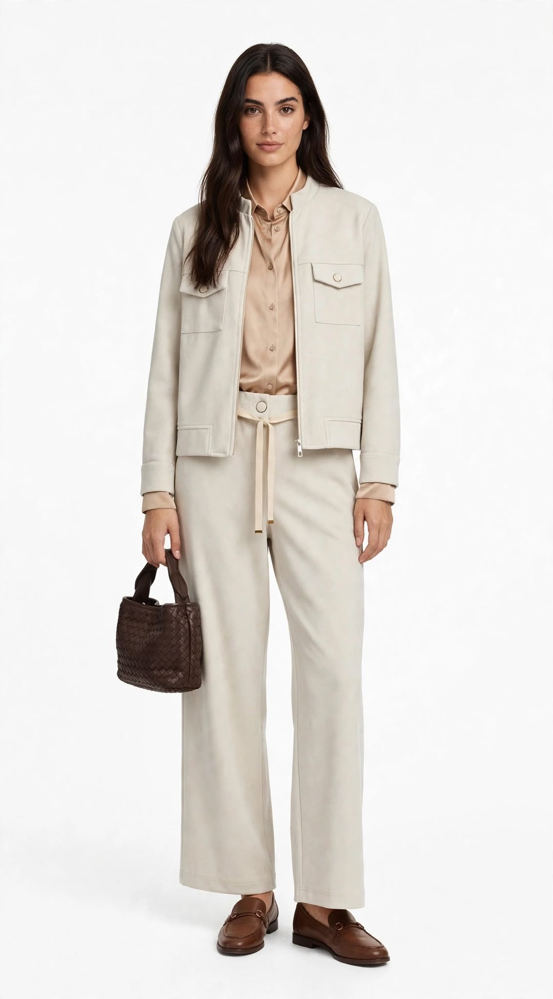 KAFLEN - GIACCA CON ZIP CASHA