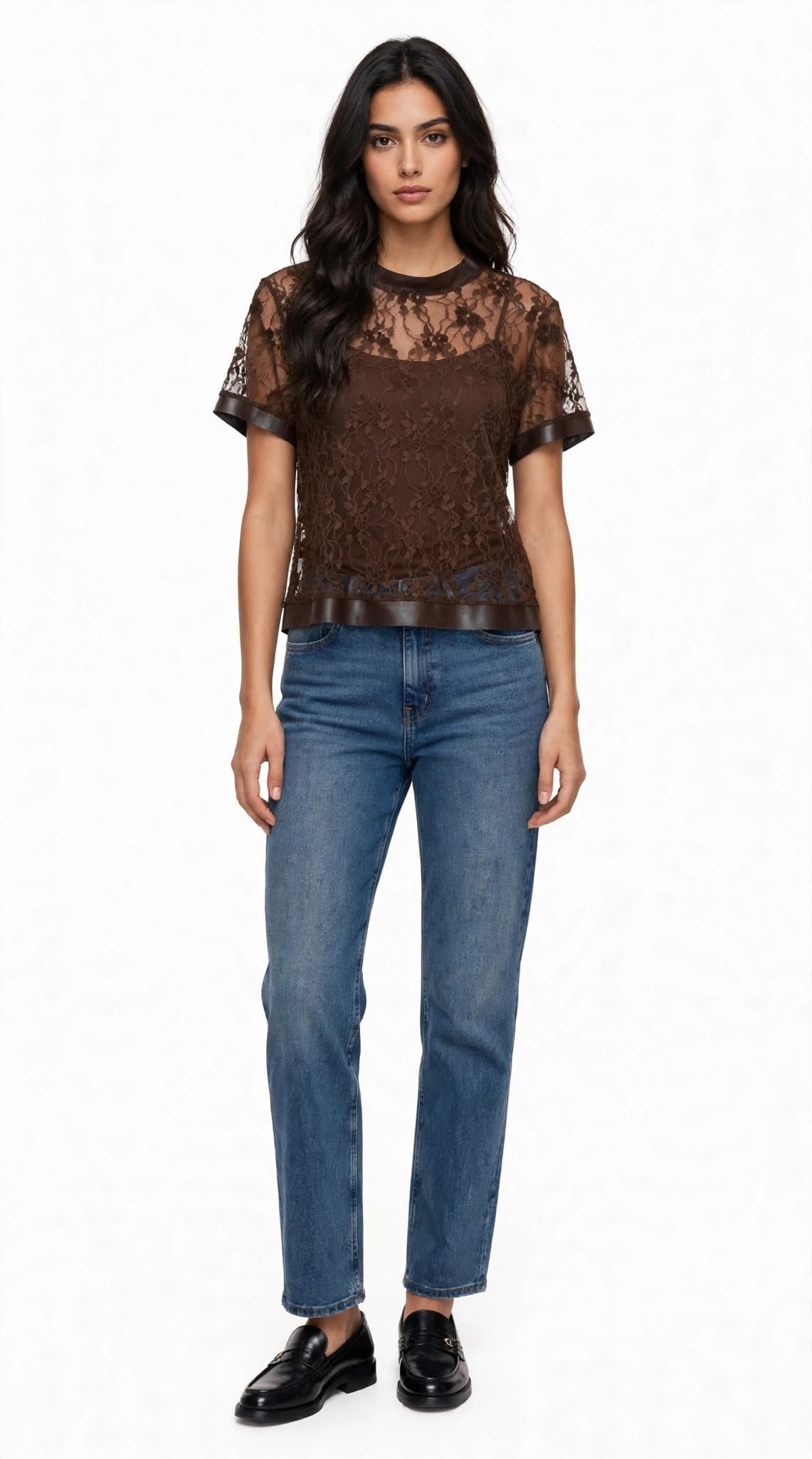 HONEY 467 - T-SHIRT PIZZO MORO