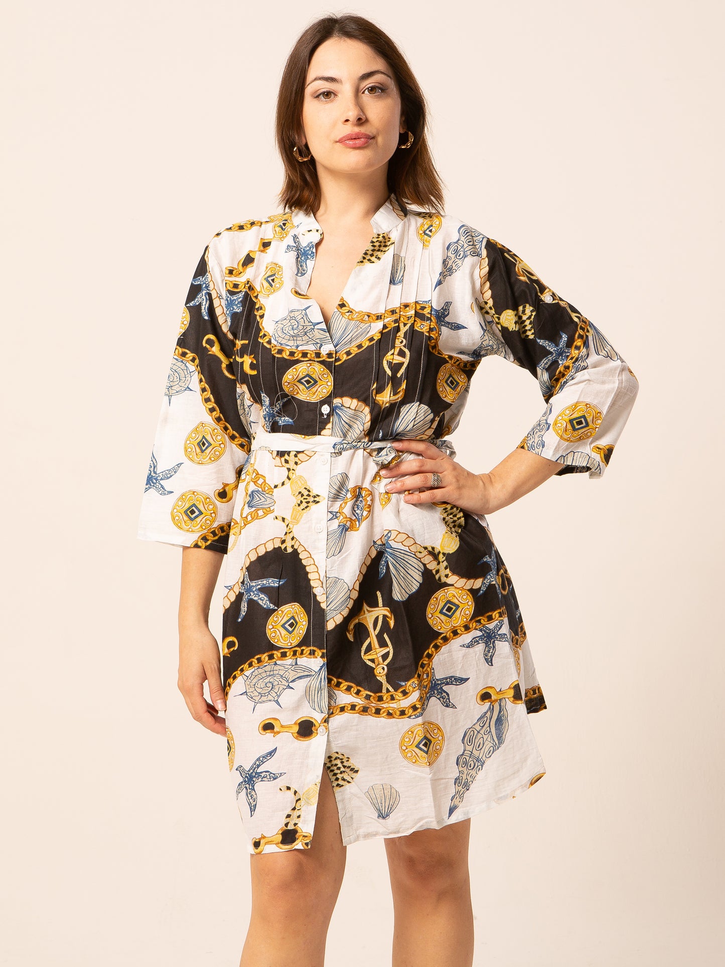 Abito Mix - nero fantasia catena