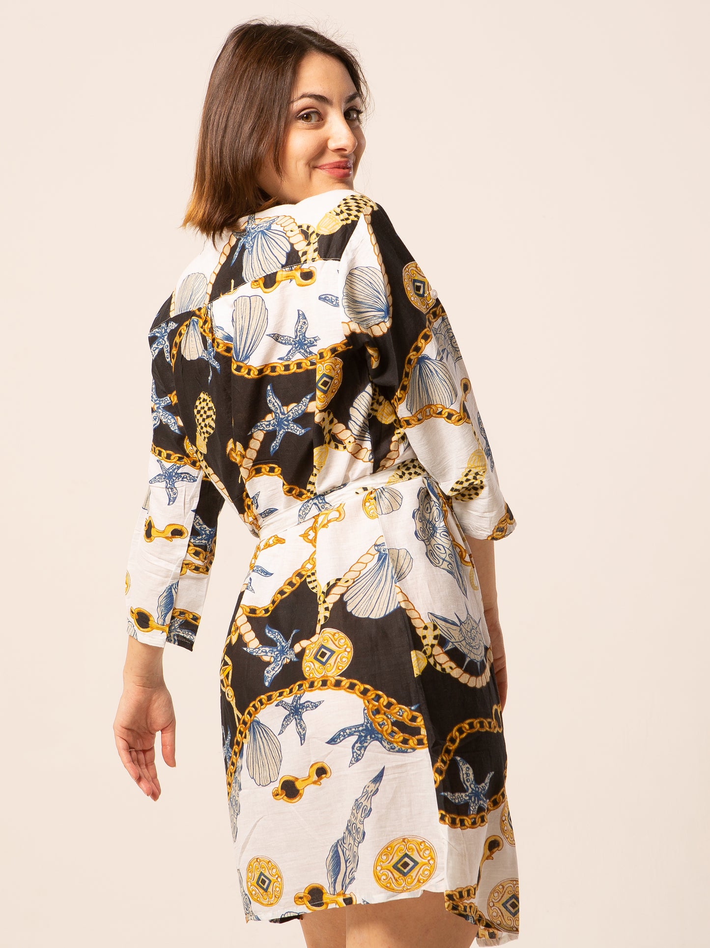 Abito Mix - nero fantasia catena