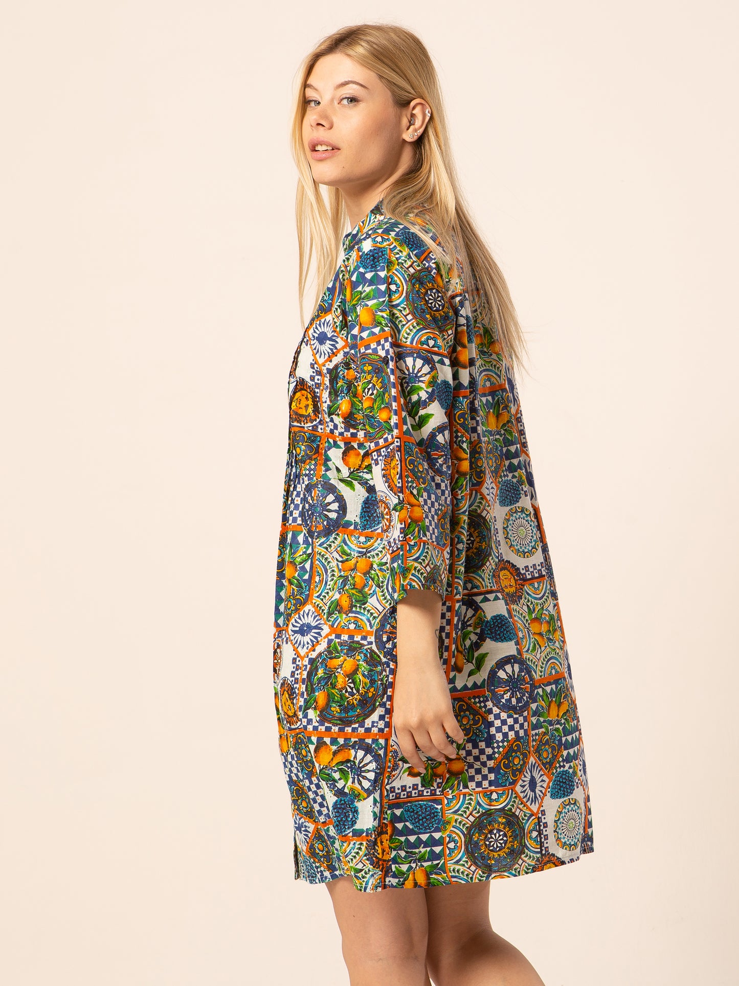 Abito Mix - blue fantasia mix