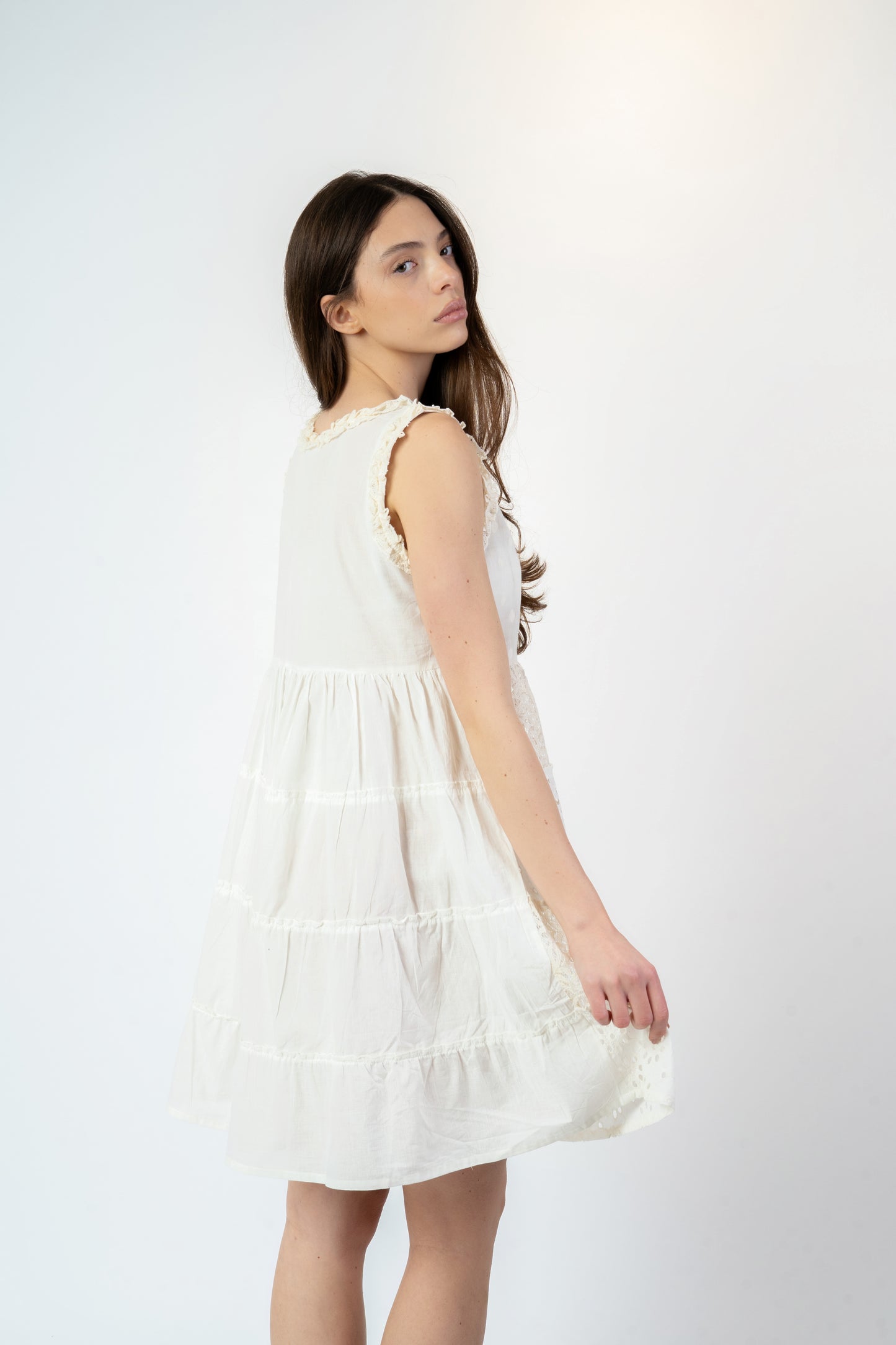 Amaya - Abito fantasia beige