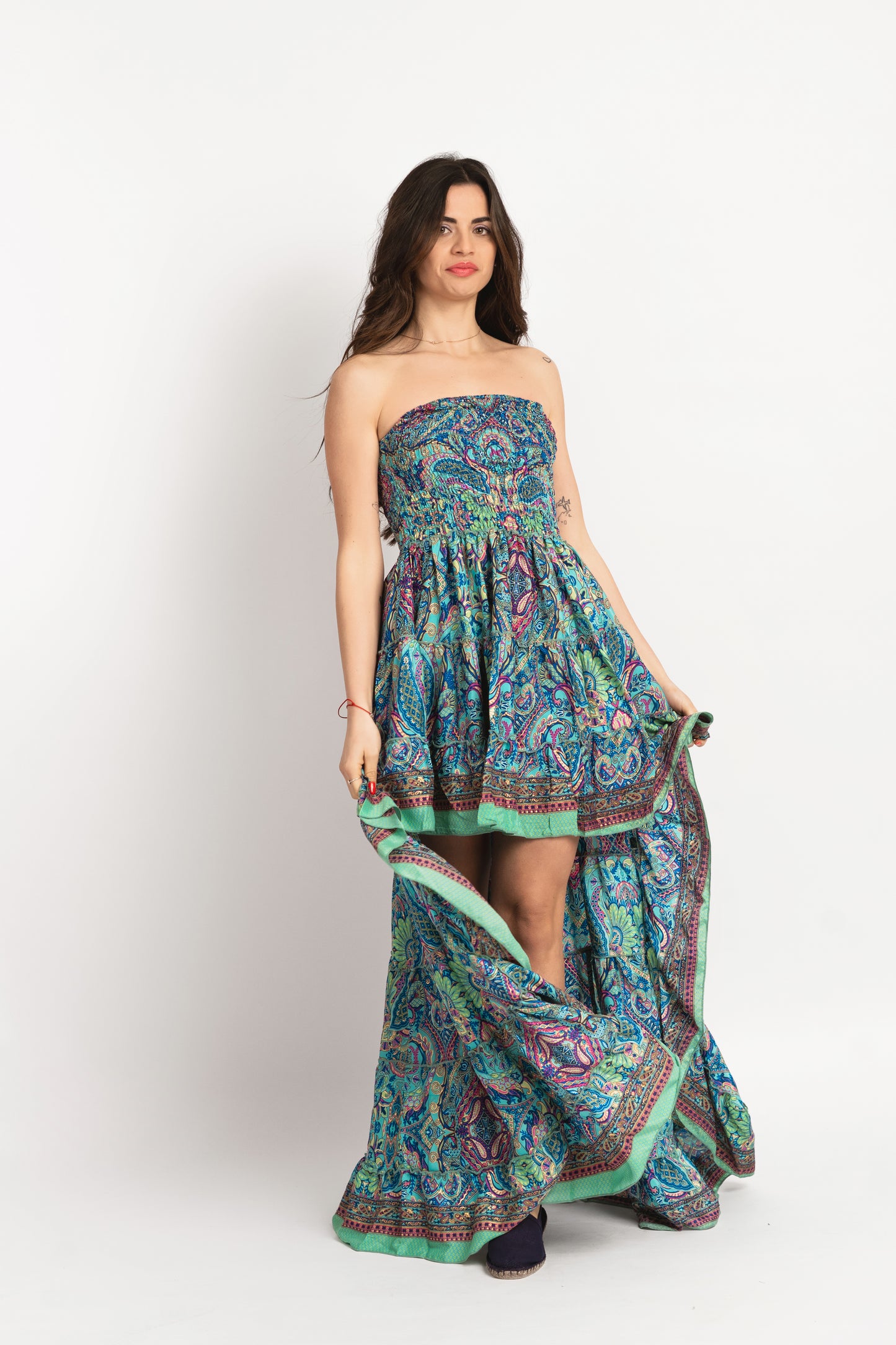 Caftan Dress - Agrigento - blue