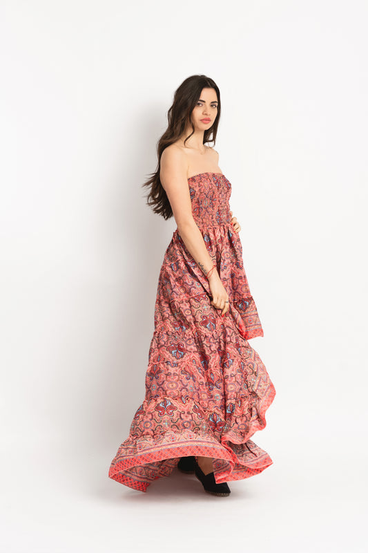 Caftan Dress - Agrigento - blue