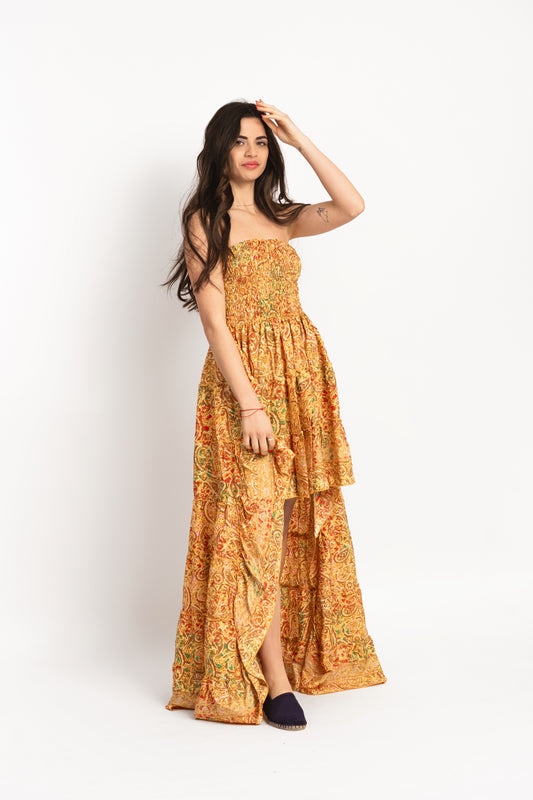 Caftan Dress - Agrigento - blue