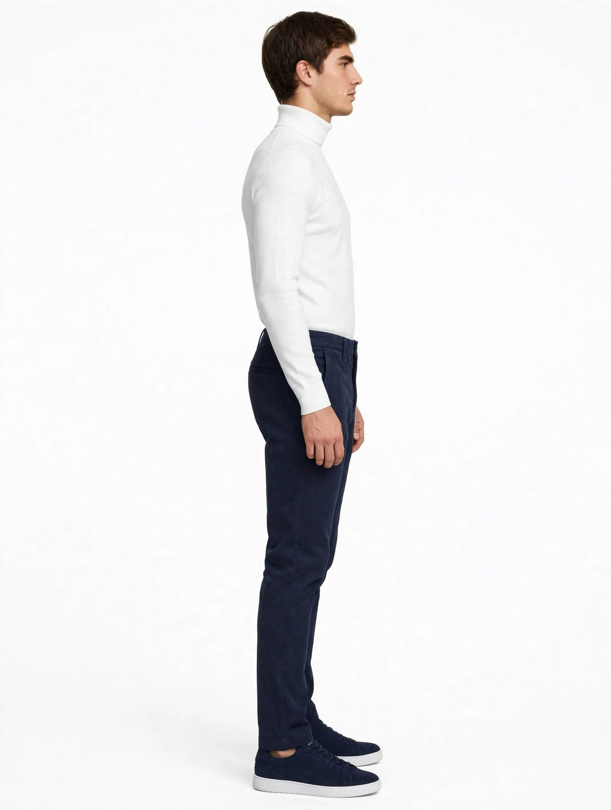 BIRILLO - PANTALONE ARMATURATO BLU
