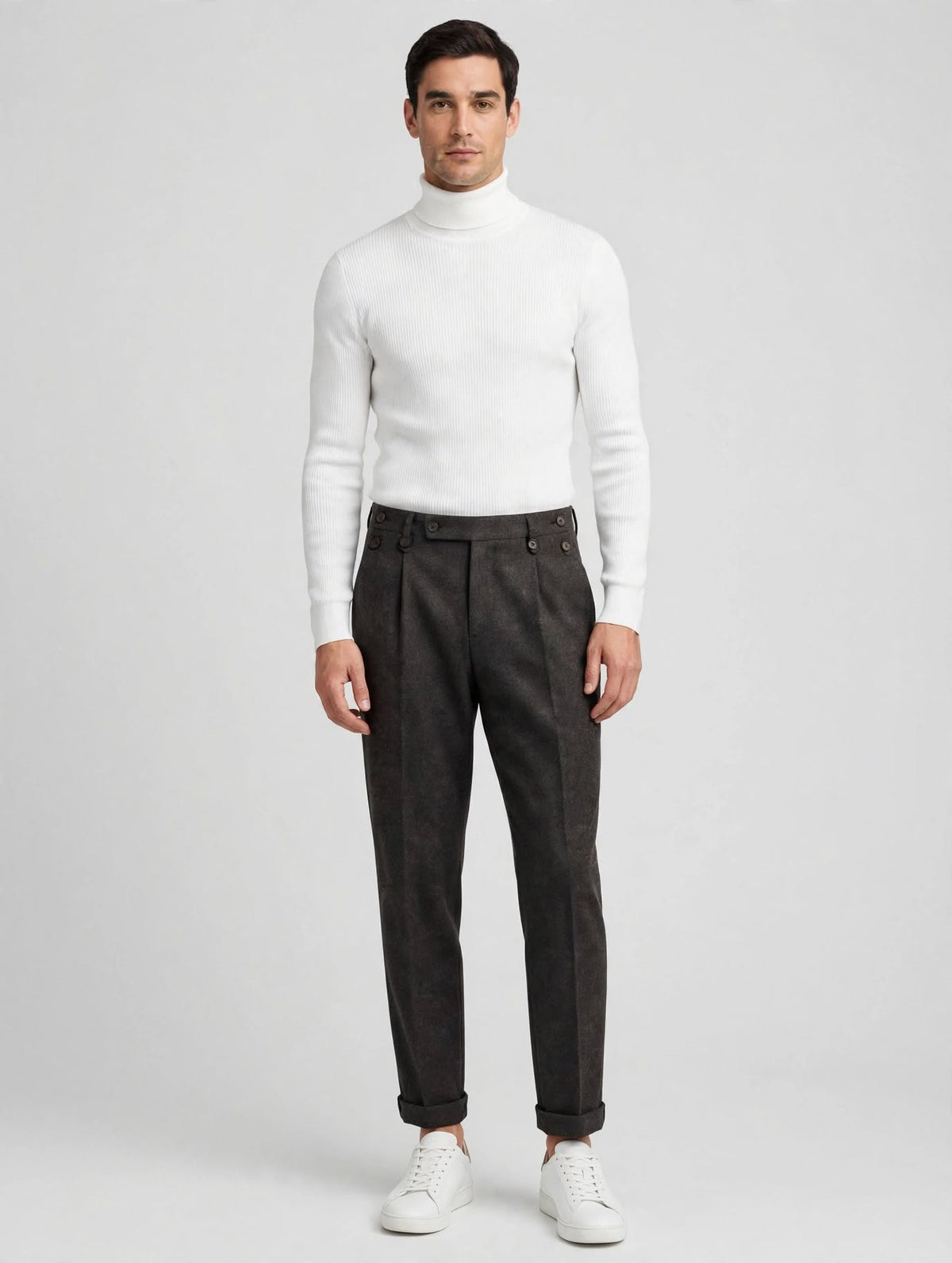 BUBBONE - PANTALONE LOOSE FIT NERO