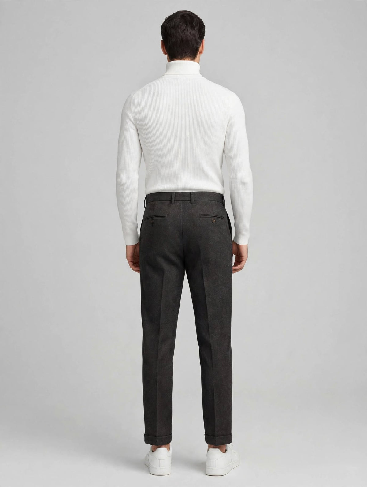 BUBBONE - PANTALONE LOOSE FIT NERO