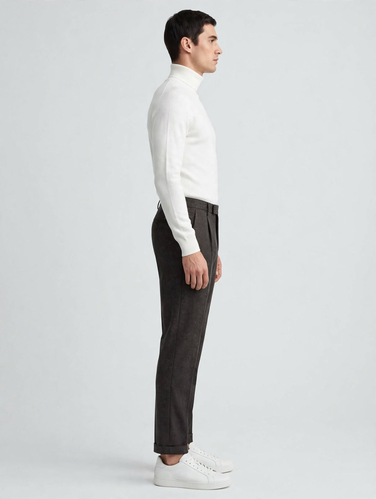 BUBBONE - PANTALONE LOOSE FIT NERO