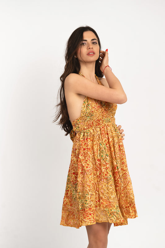 Caftan Dress - Agrigento - blue
