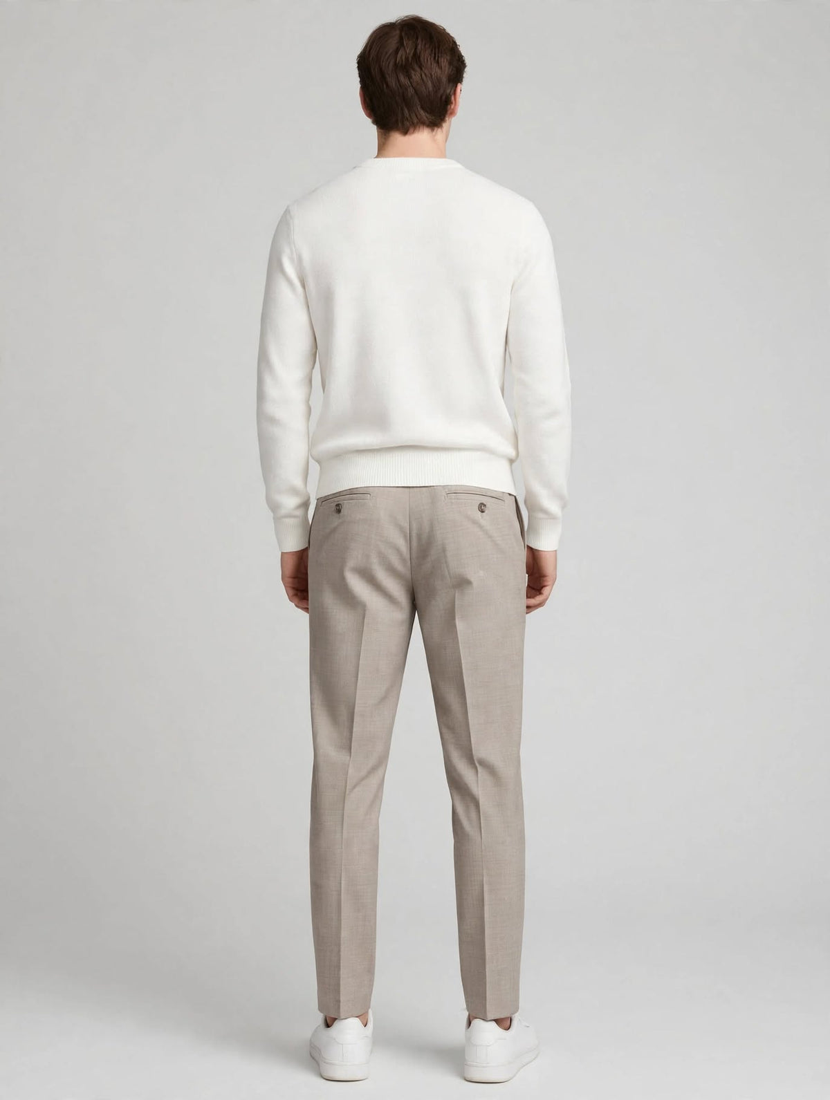 COURMA - PANTALONE LOOSE FIT BEIGE