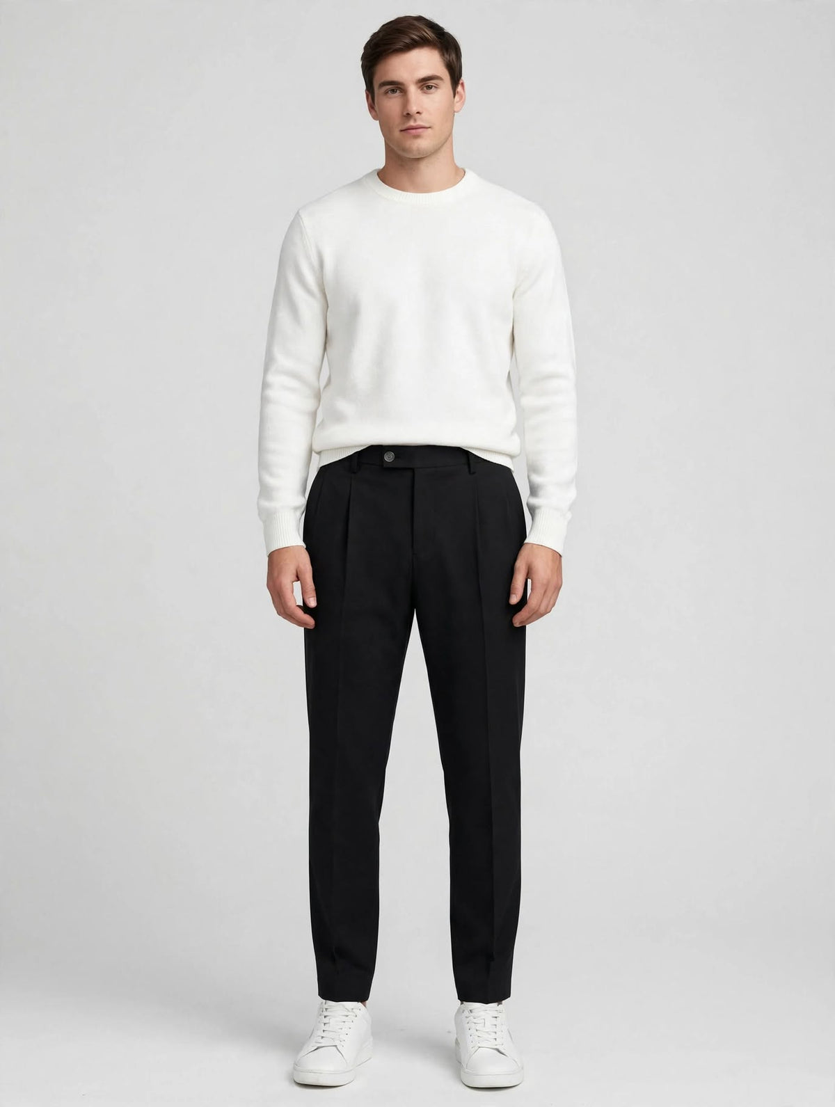 COURMA - PANTALONE LOOSE FIT NERO