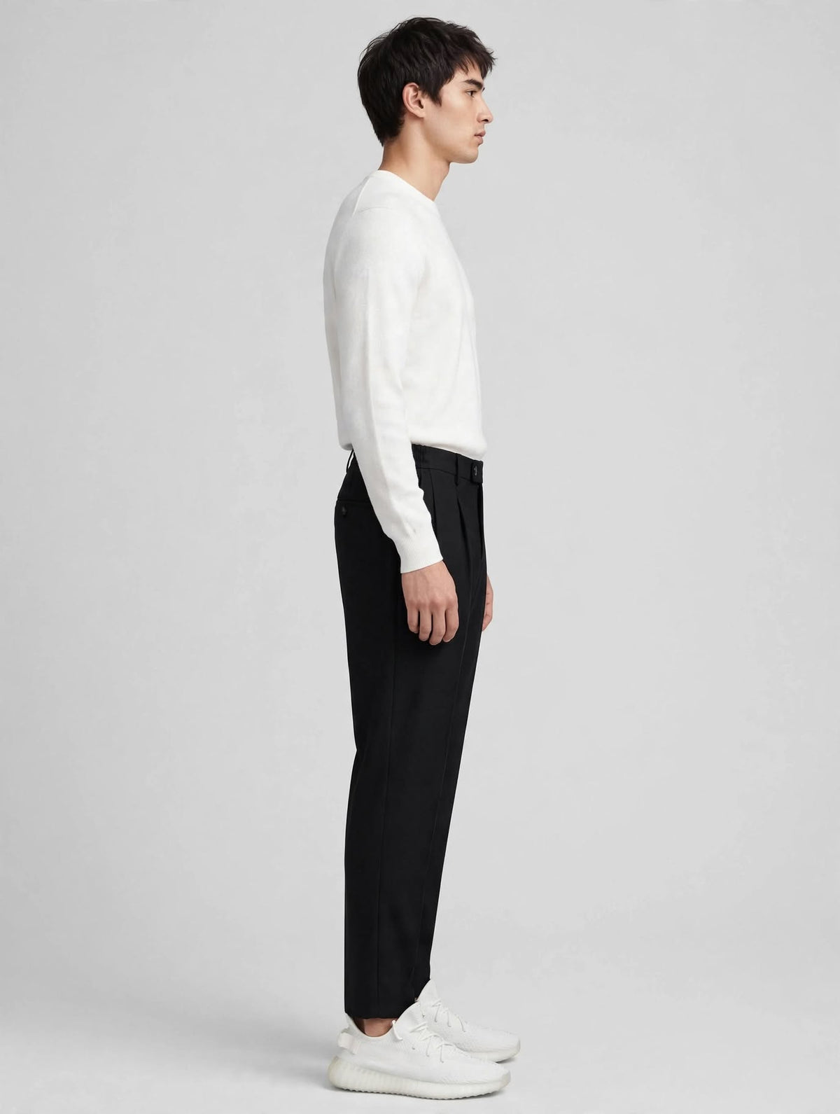 COURMA - PANTALONE LOOSE FIT NERO