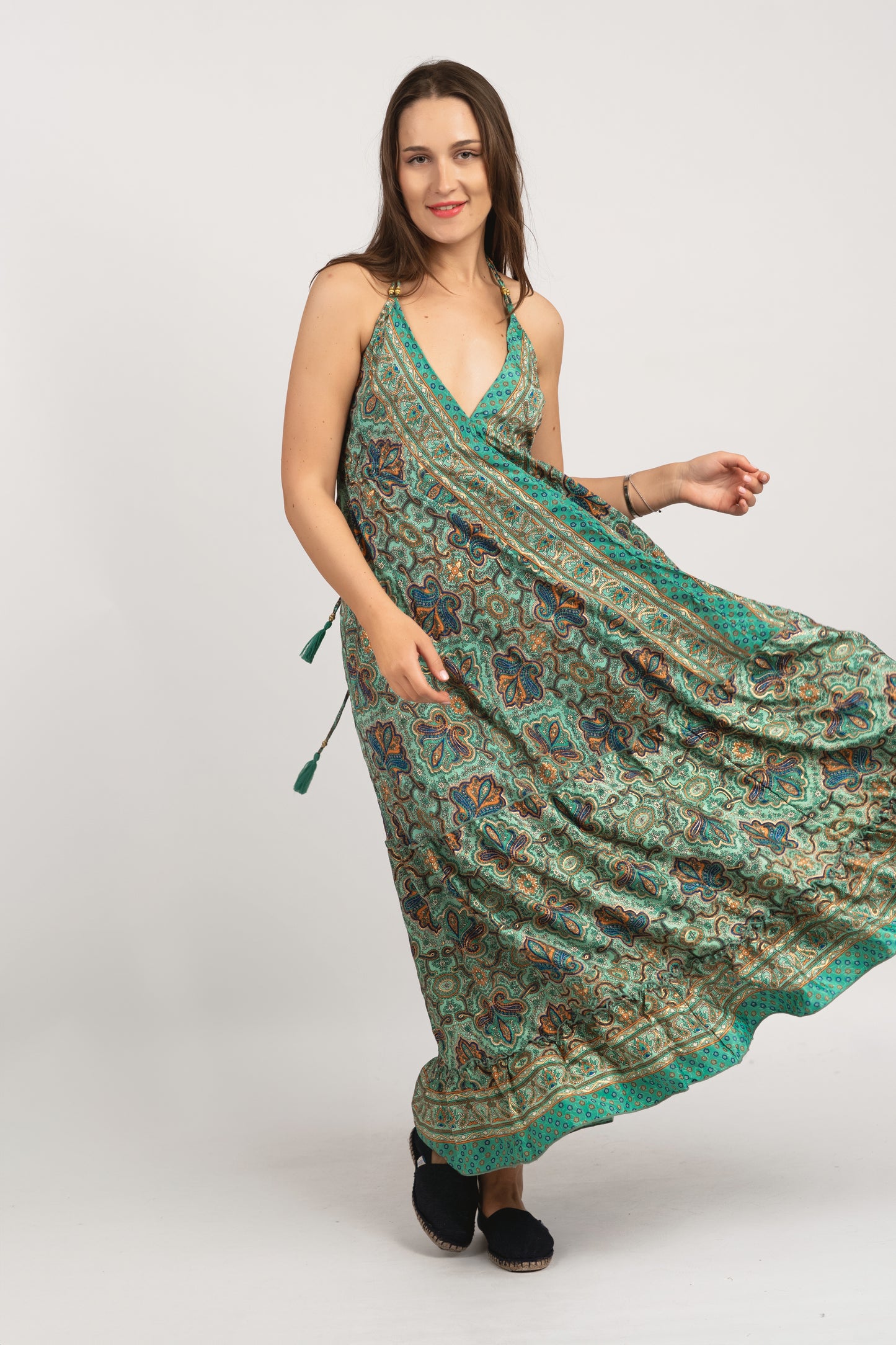 Caftan Dress - Agrigento - blue