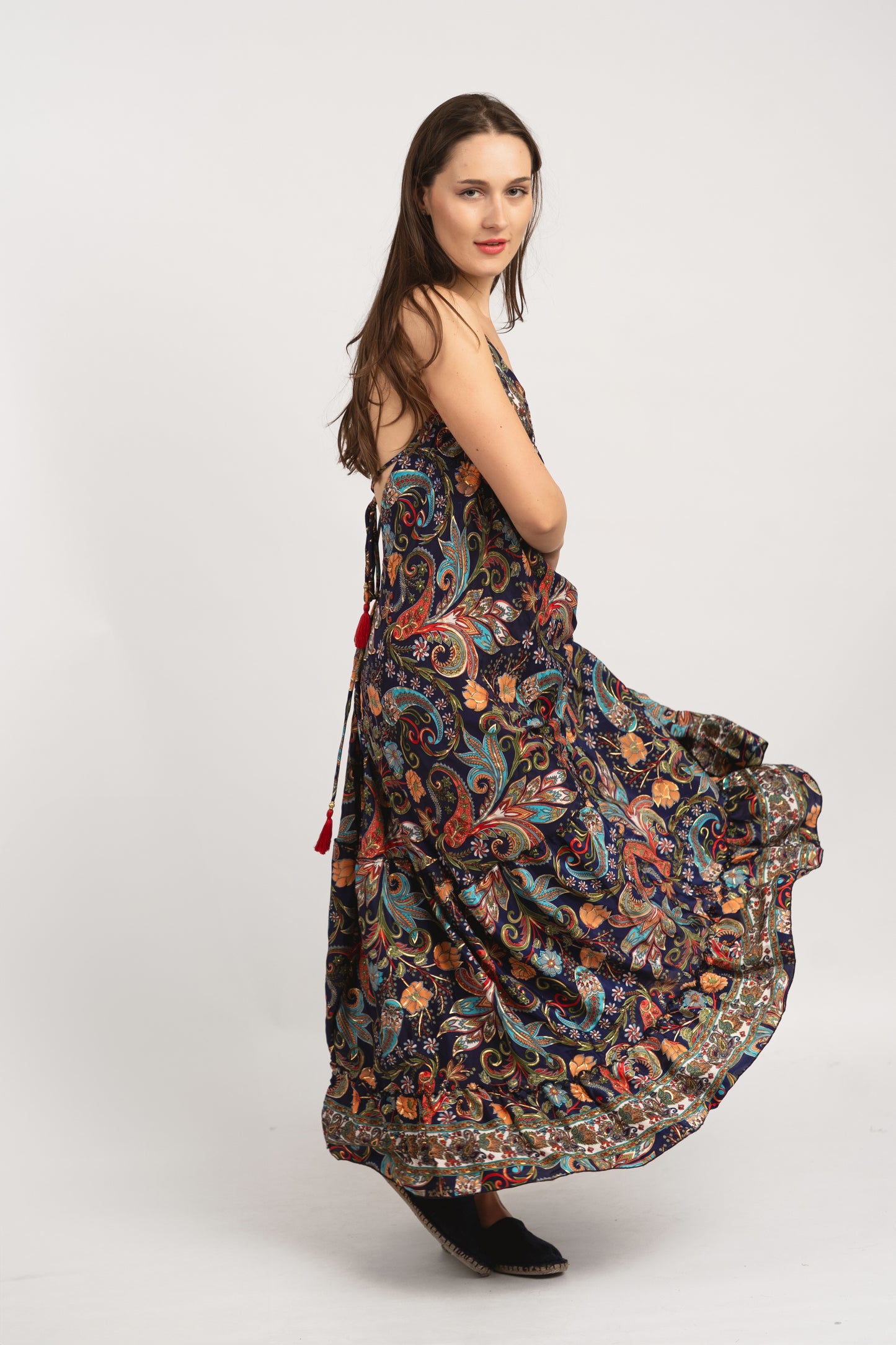 Caftan Dress - Agrigento - blue