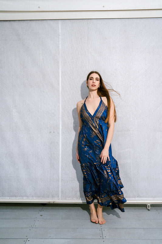 Daiana - Abito fantasia Augusta blu