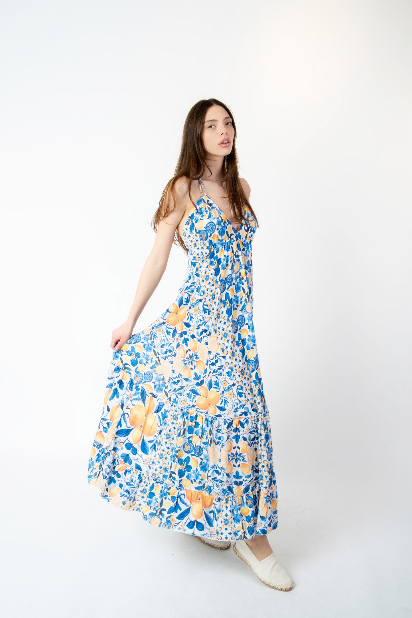 Daiana - Abito fantasia Coronado blu