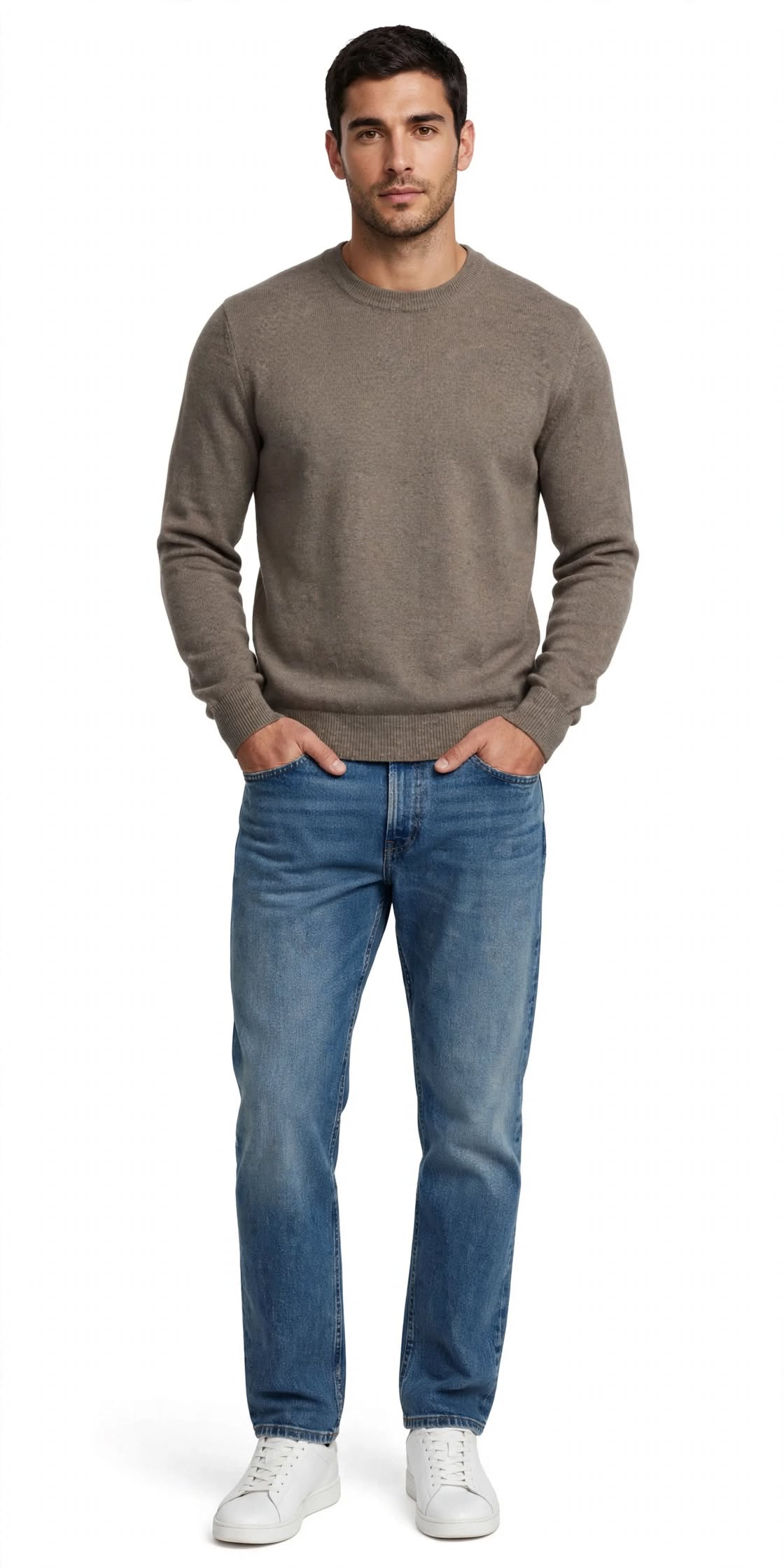 DUMONT - MAGLIONE GIRO COLLO CASTORO
