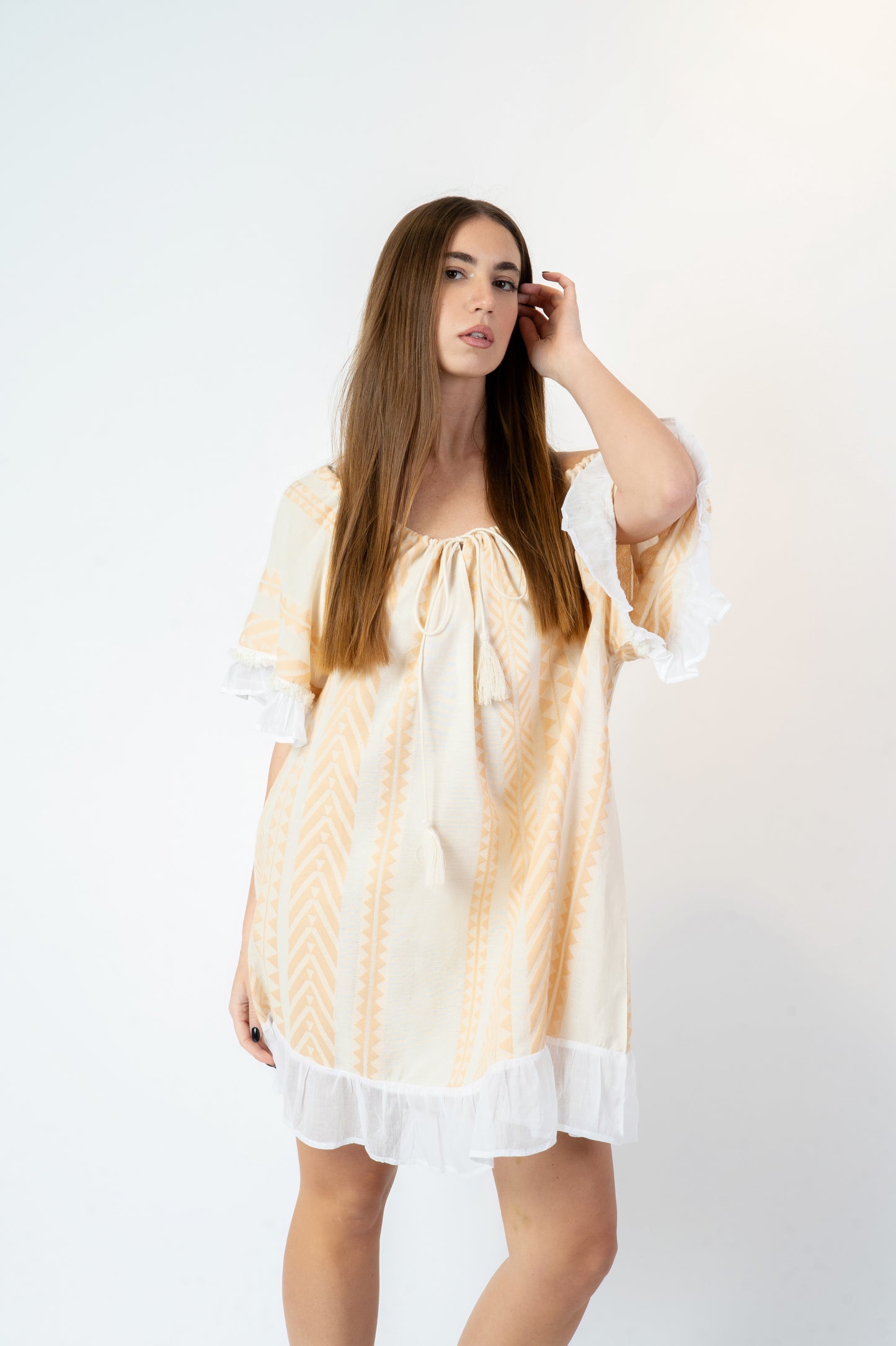 Gilda - Abito fantasia bianco/oro